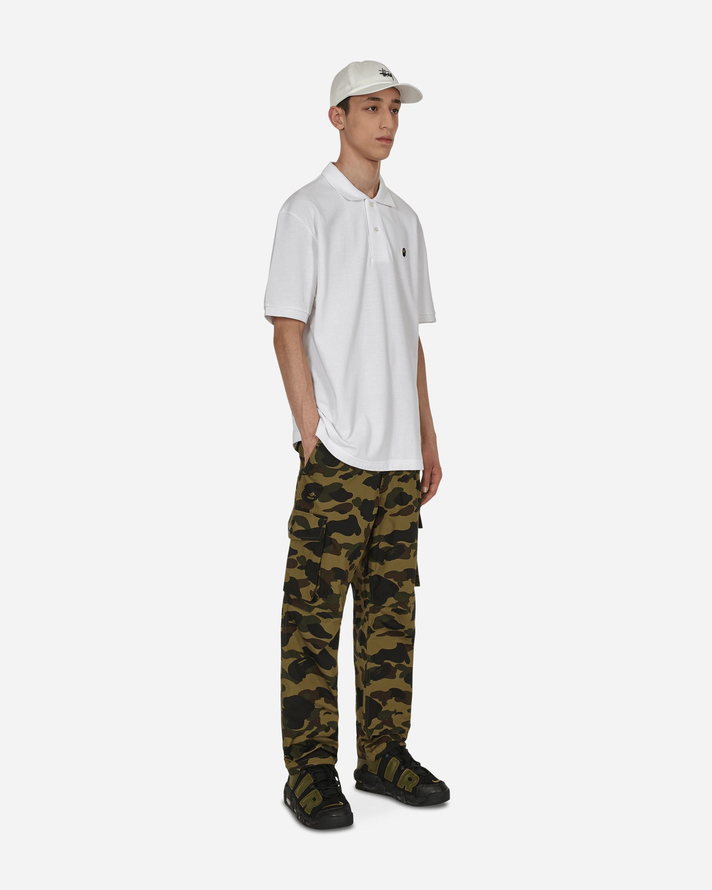 A Bathing Ape 1St Camo Relaxed Fit 6 Pocket Green Pants Trousers 1H80152017 GREEN