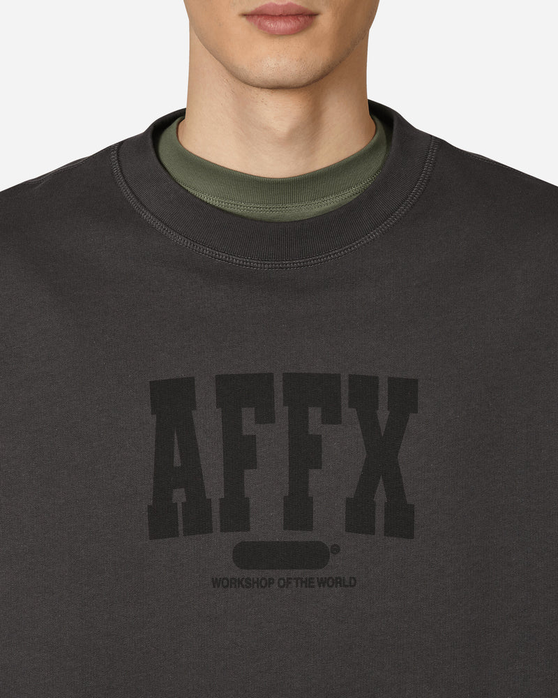 AFFXWRKS Varsity Sweatshirt Soft Black Sweatshirts Crewneck SS23SW01 SOFTBLACK