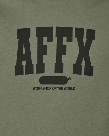 AFFXWRKS Varsity T-Shirt Soft Green T-Shirts Shortsleeve SS23T05 SOFTGREEN