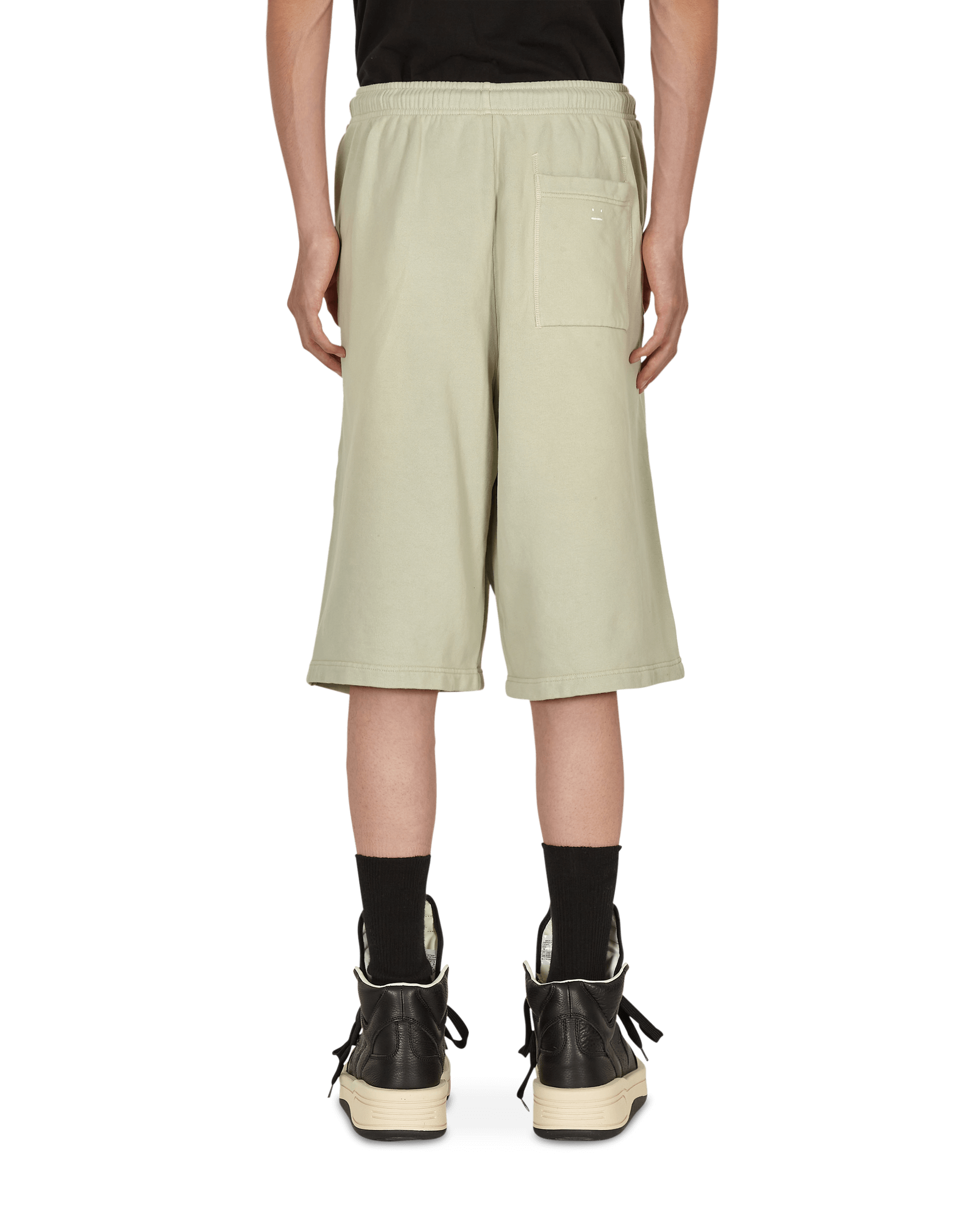 Acne Studios Face Dusty Green Shorts Short CE0014- ABB