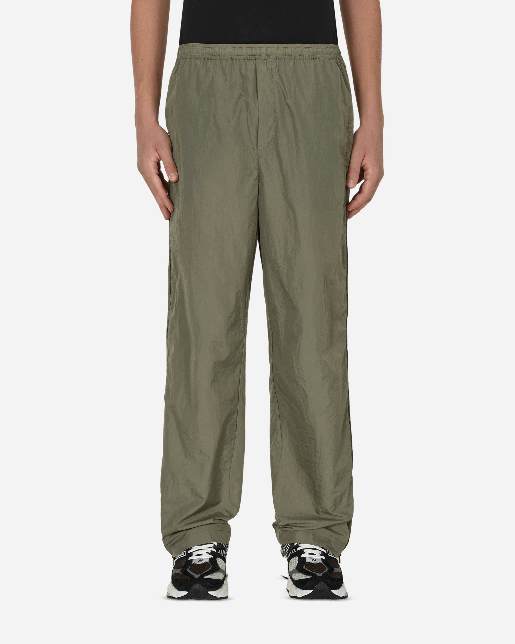 Acne Studios Paqis Crinkled Nylon Trousers Fox Grey Pants Trousers BK0467- AA8