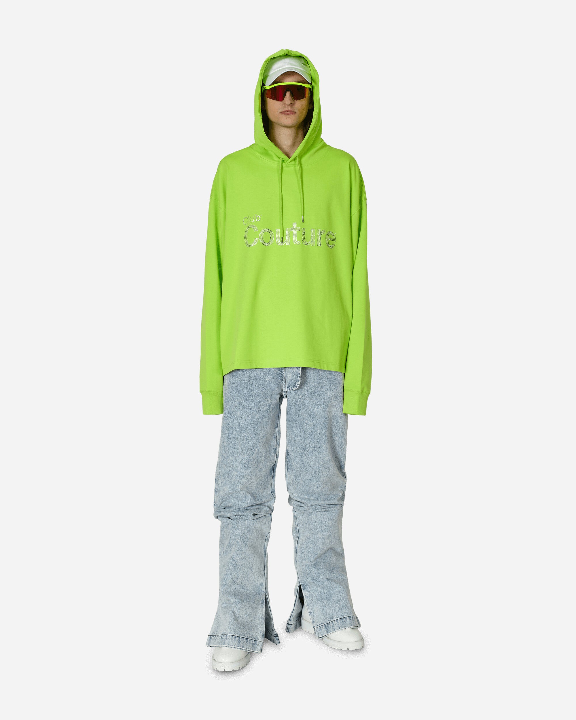 Club Couture Hooded T-Shirt Acid Green