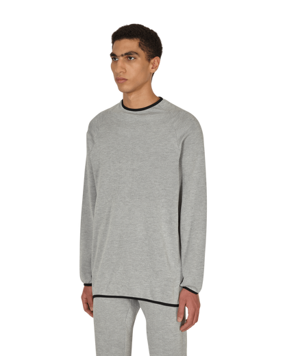 Arnar Mar Jonsson Knitted Underlayer Grey Knitwears Sweaters AMJKNITTEDUNDERTOP 001