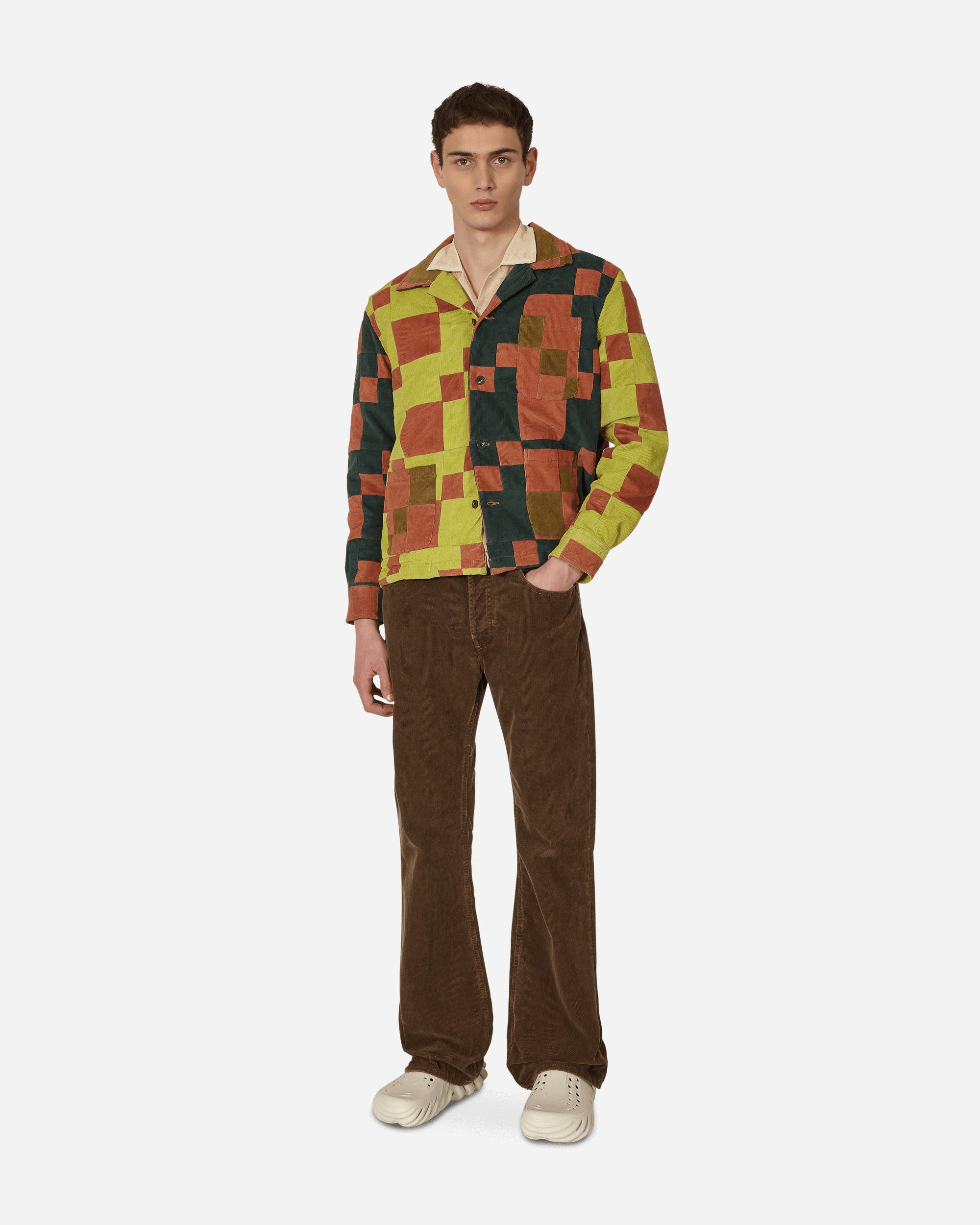 Corduroy Four Patch Overshirt Multicolor