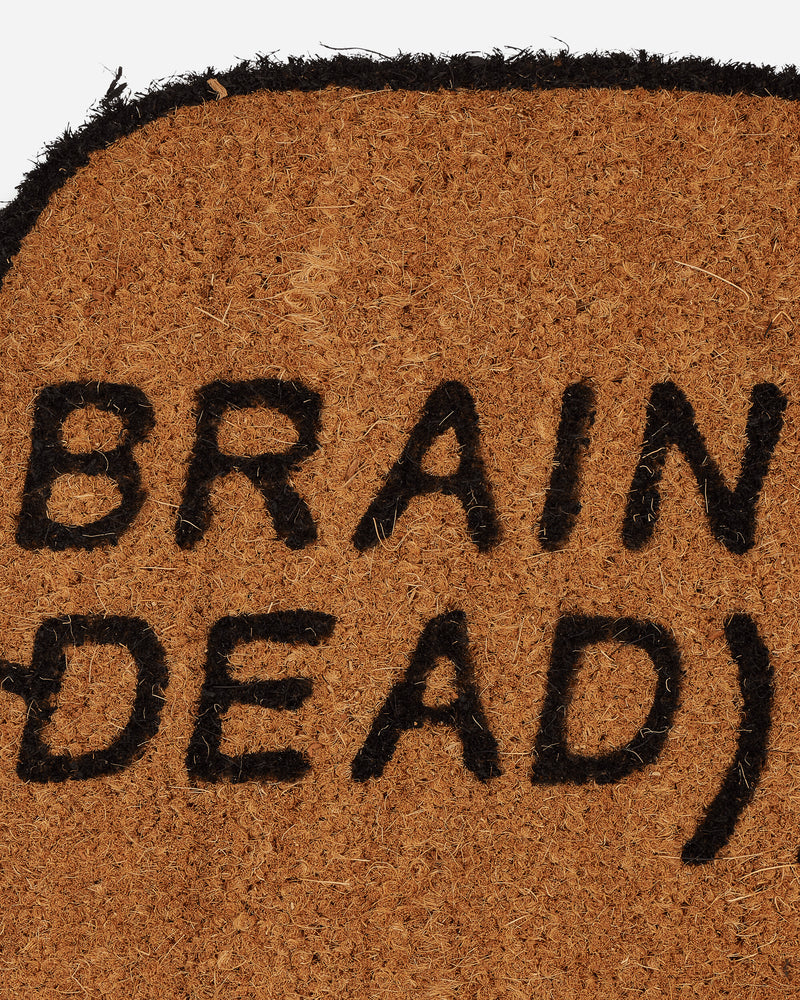 Brain Dead Brain Dead Logo Head Coconut Door Mat Natural Homeware Design Items BDF22A76003355BR12 BR12