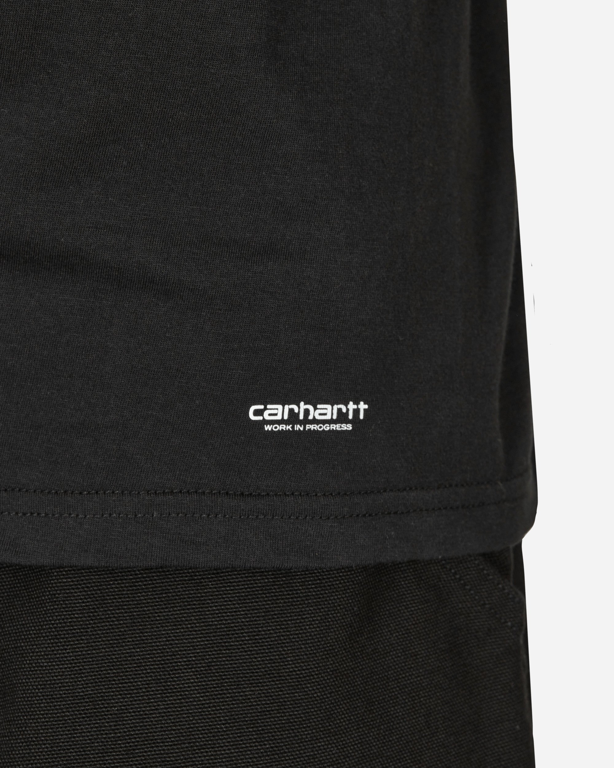 Carhartt Wip Standard Crew Neck T-Shirt Black/Black T-Shirts Shortsleeve I029370 933.XX