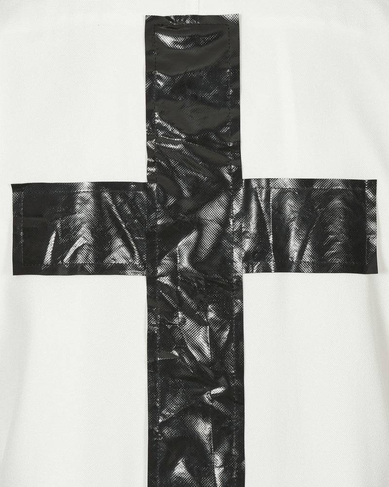 Comme Des Garçons Black Coat White Black Coats and Jackets Coats 1I-C007-S22 1