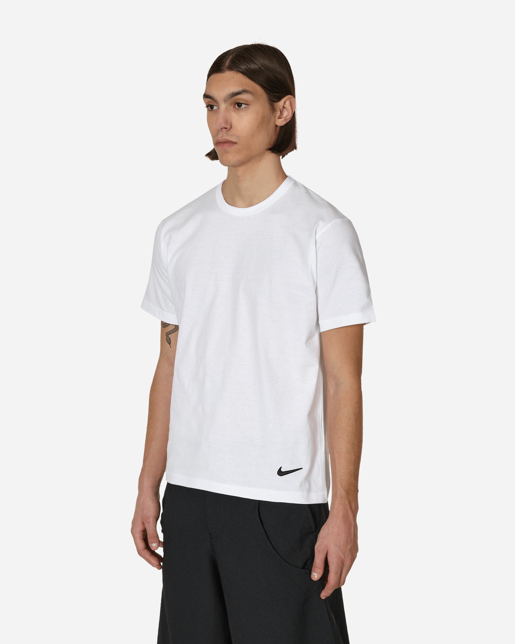 Comme Des Garçons Black T-Shirt White/Black T-Shirts Shortsleeve 1K-T107-S23 2