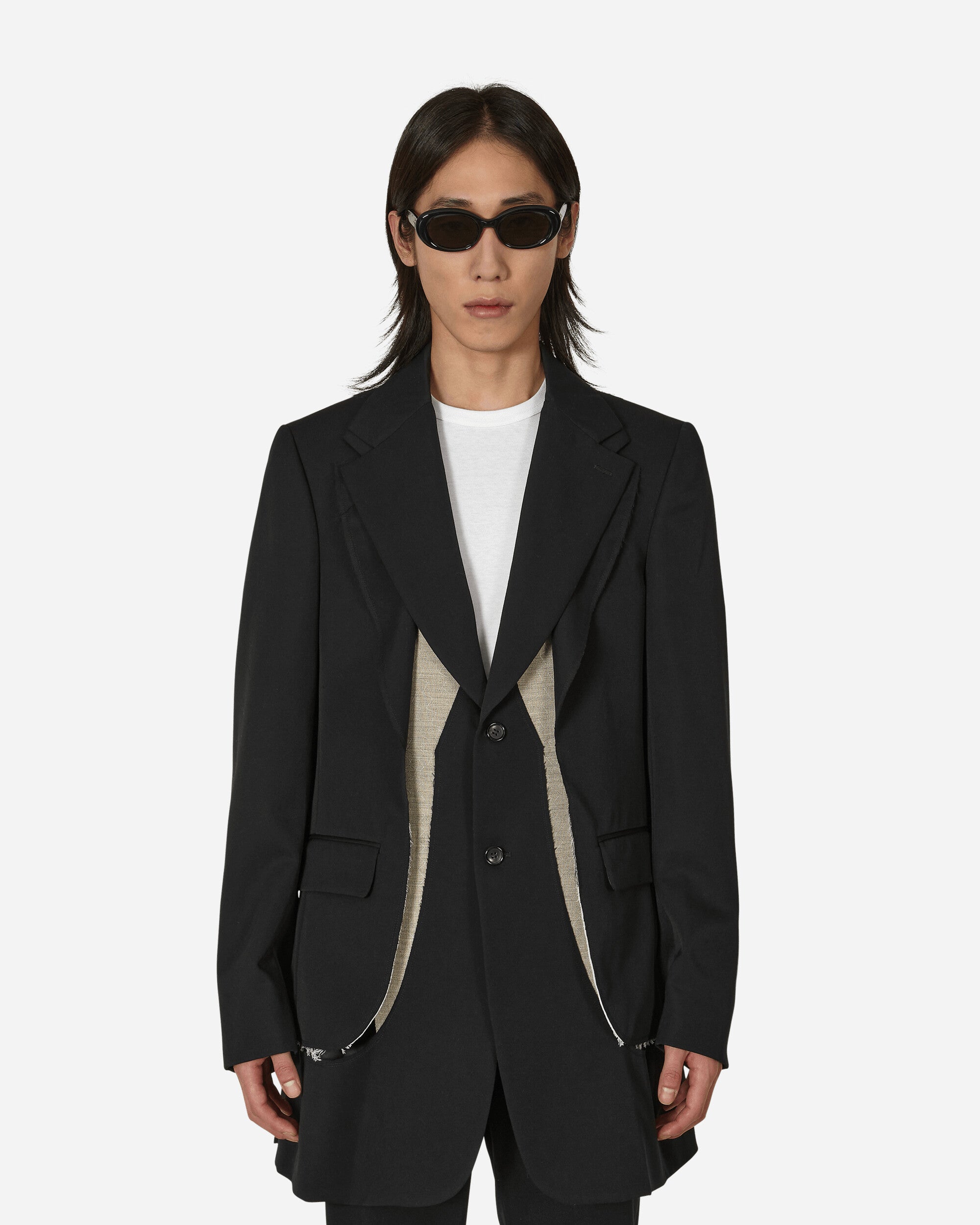 Comme Des Garçons Homme Plus Men'S Jacket Black Coats and Jackets Blazers PK-J050-051 1