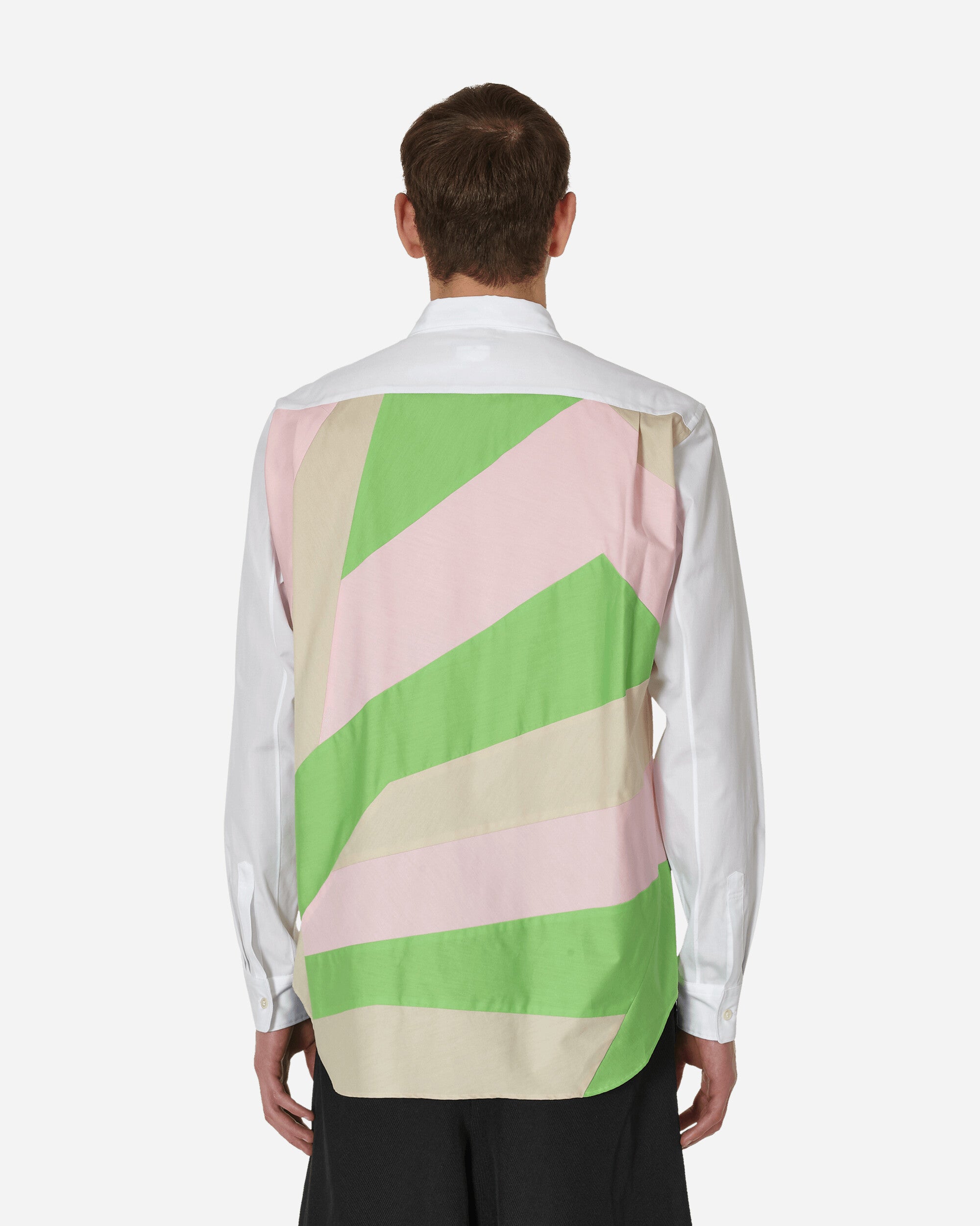 Comme Des Garçons Homme Plus Men'S Shirt White/Multicolor Shirts Longsleeve Shirt PK-B001-051 1