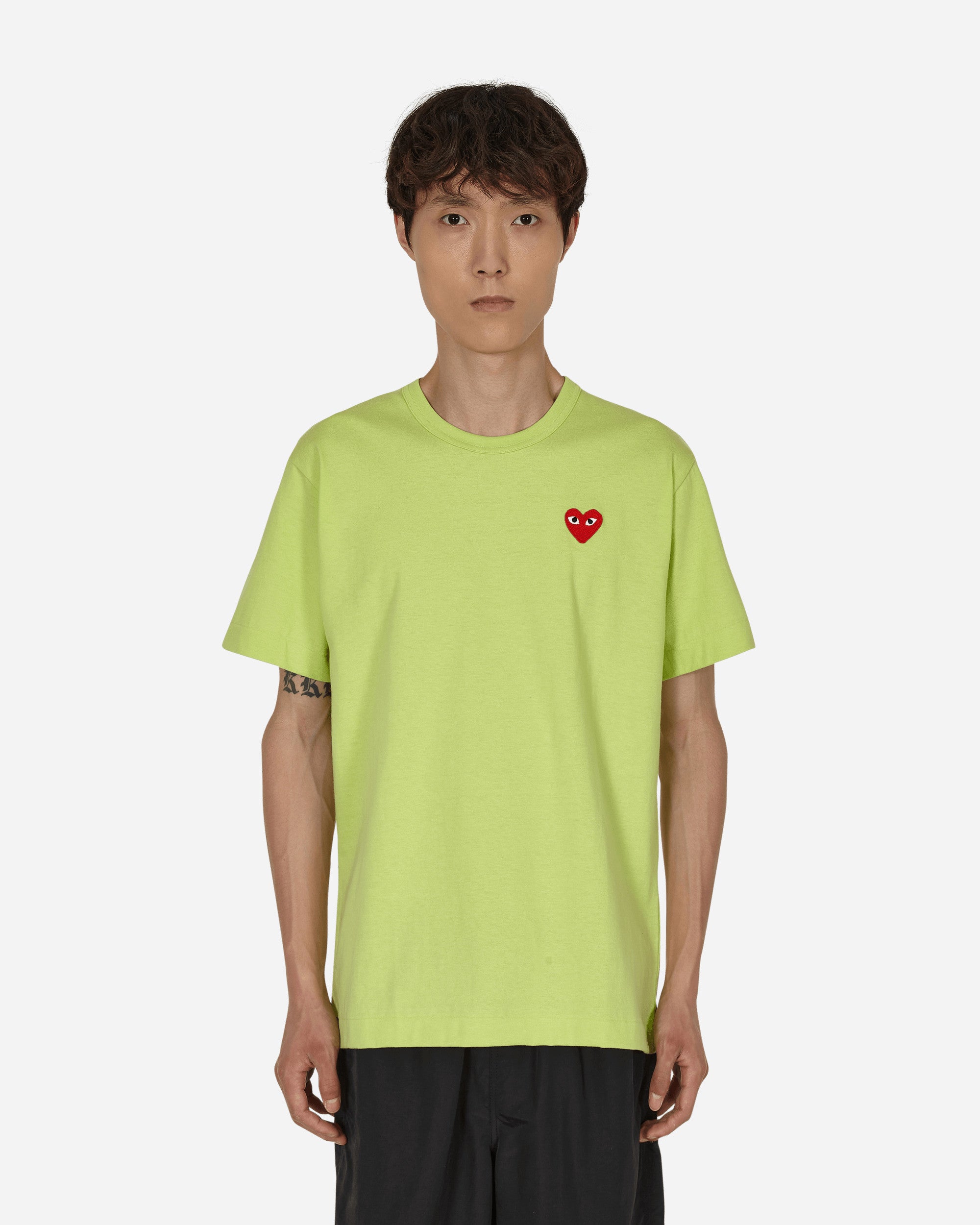 Comme Des Garçons Play Mens T Shirt Green T-Shirts Shortsleeve P1T272 2