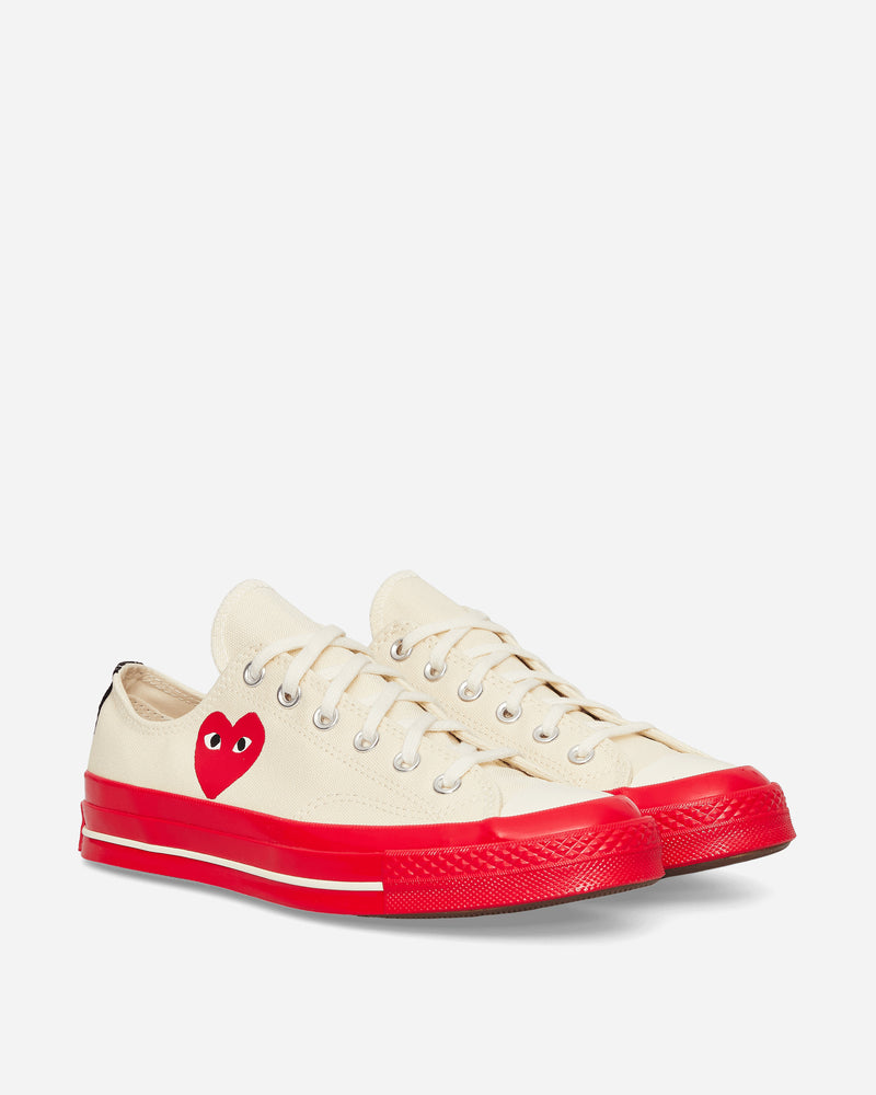 Comme Des Garçons Play Ct70 Low Top Red Sole White Sneakers Low P1K123 2