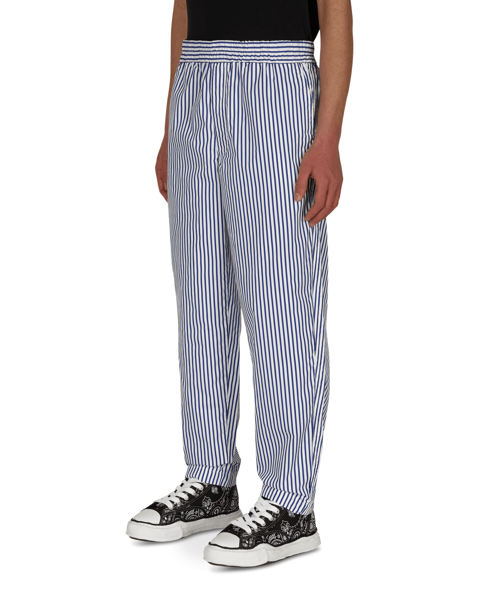Comme Des Garçons Shirt Woven Blue Stripe 1 Pants Trousers FG-P008-SS21 1