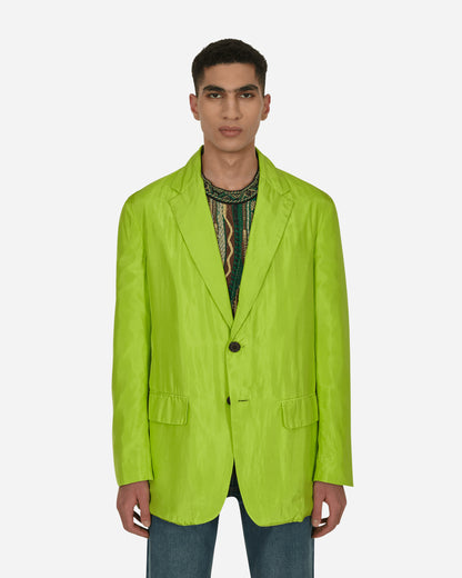 Dries Van Noten Berkleys 4170 Neon Green Coats and Jackets Jackets 020423-4170 629