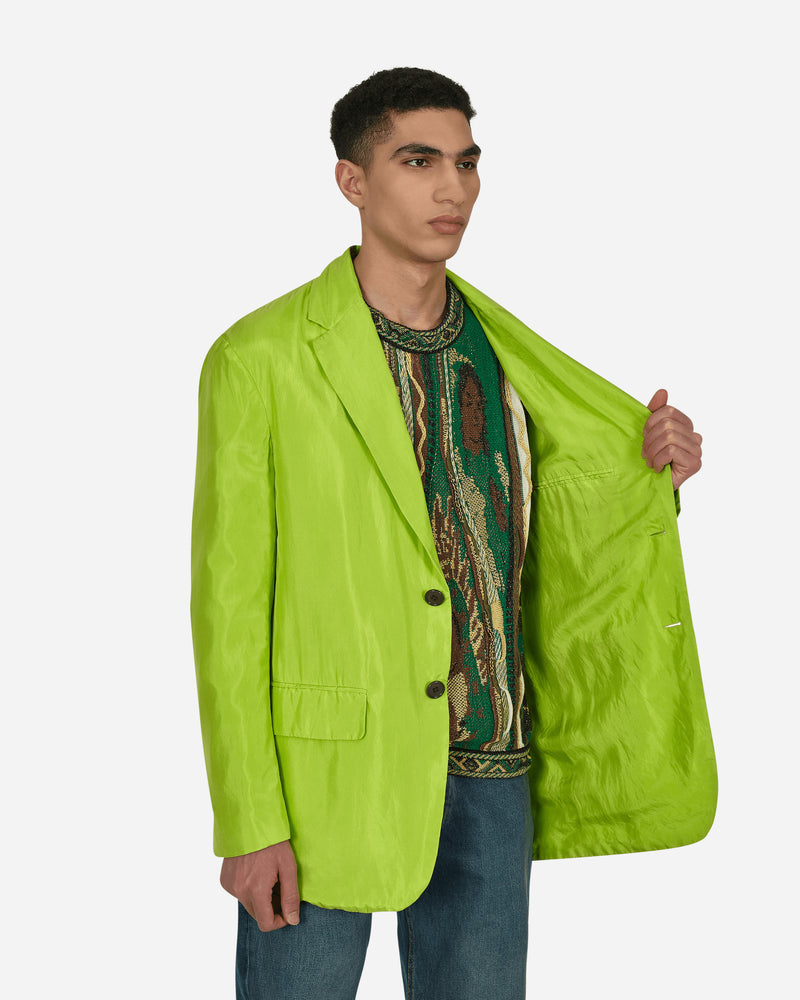 Dries Van Noten Berkleys 4170 Neon Green Coats and Jackets Jackets 020423-4170 629