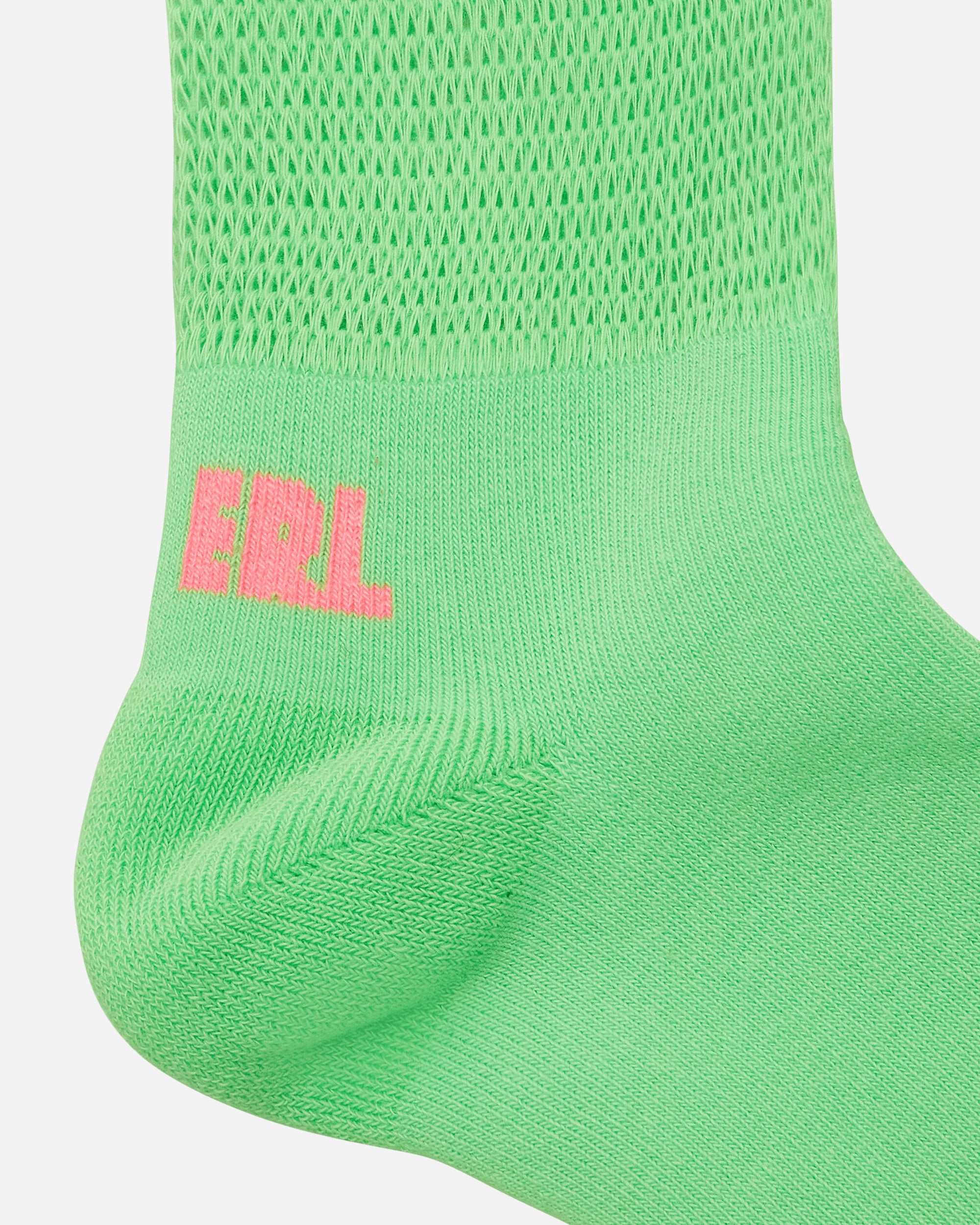 ERL Openwork Socks Knit Green Underwear Socks ERL06K009  3