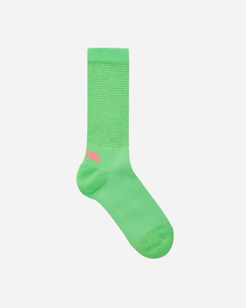 ERL Openwork Socks Knit Green Underwear Socks ERL06K009  3