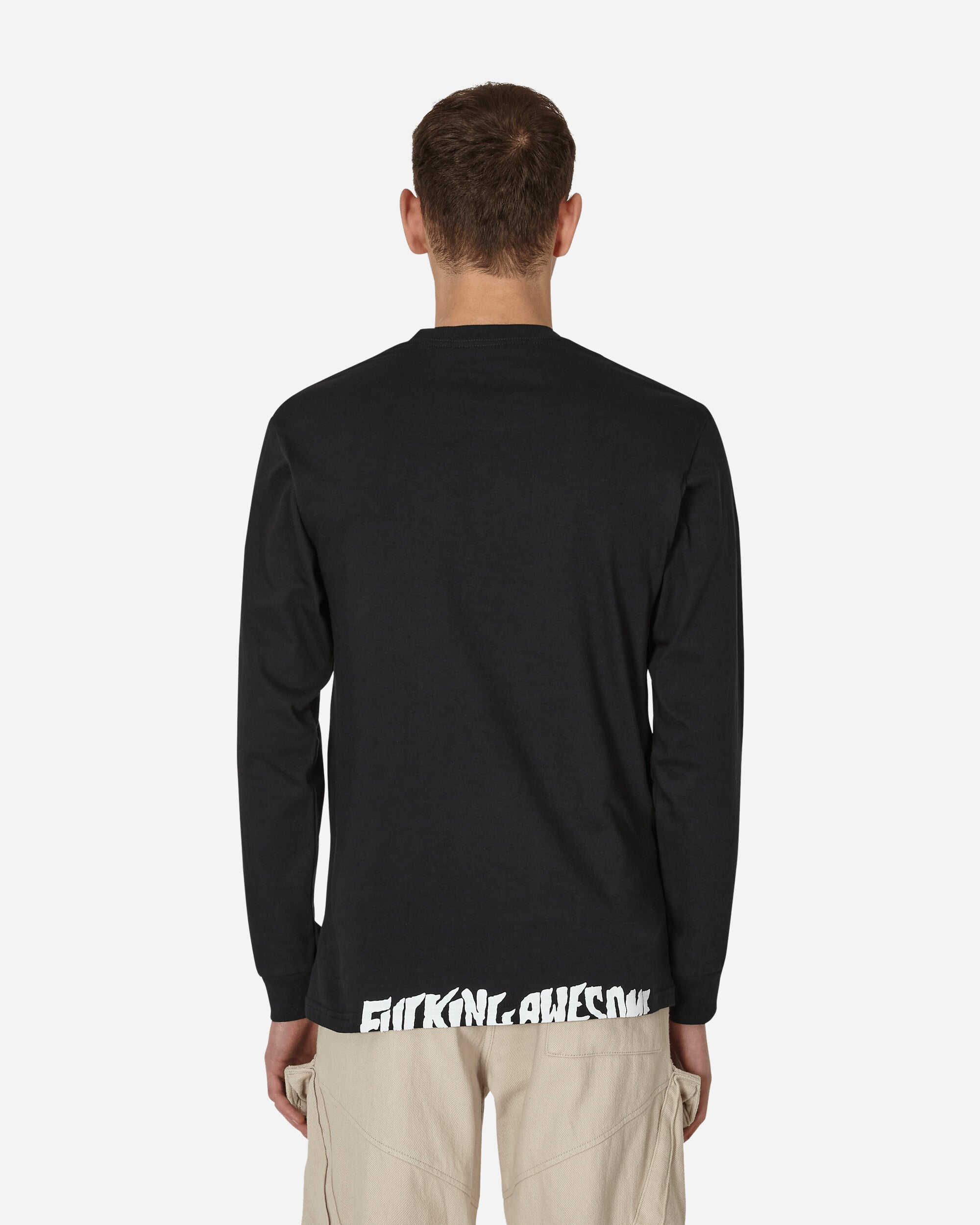 Fucking Awesome Tipping Point L/S Tee Black T-Shirts Longsleeve PN4071 001