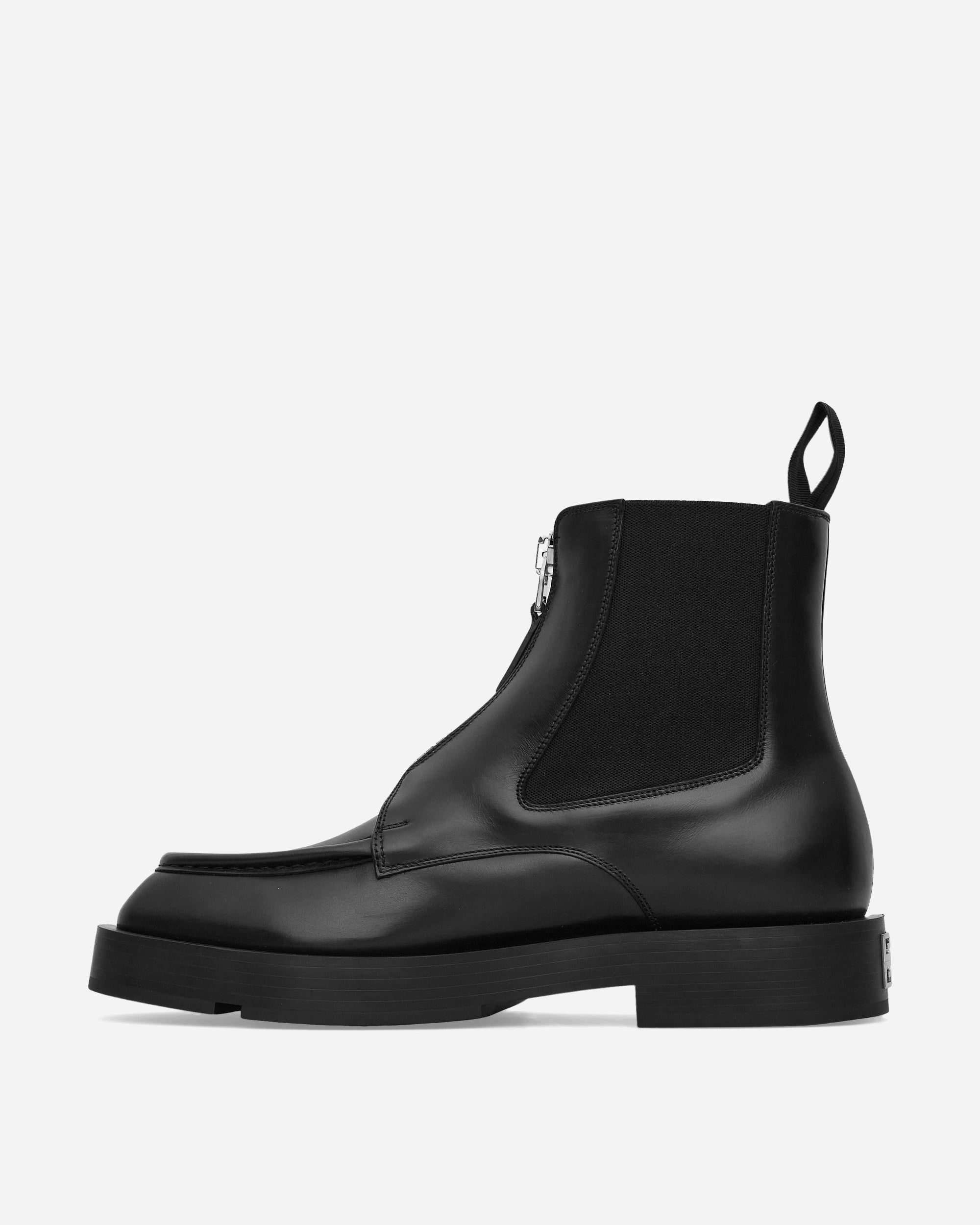 Givenchy Squared Zip Ankle Boot Black Boots Mid BH603AH1AB 001