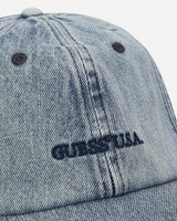 Guess USA Gusa Washed Denim Dad Hat Blue Yd Denim Effect Hats Caps M3GZ17D50J0 F7XQ