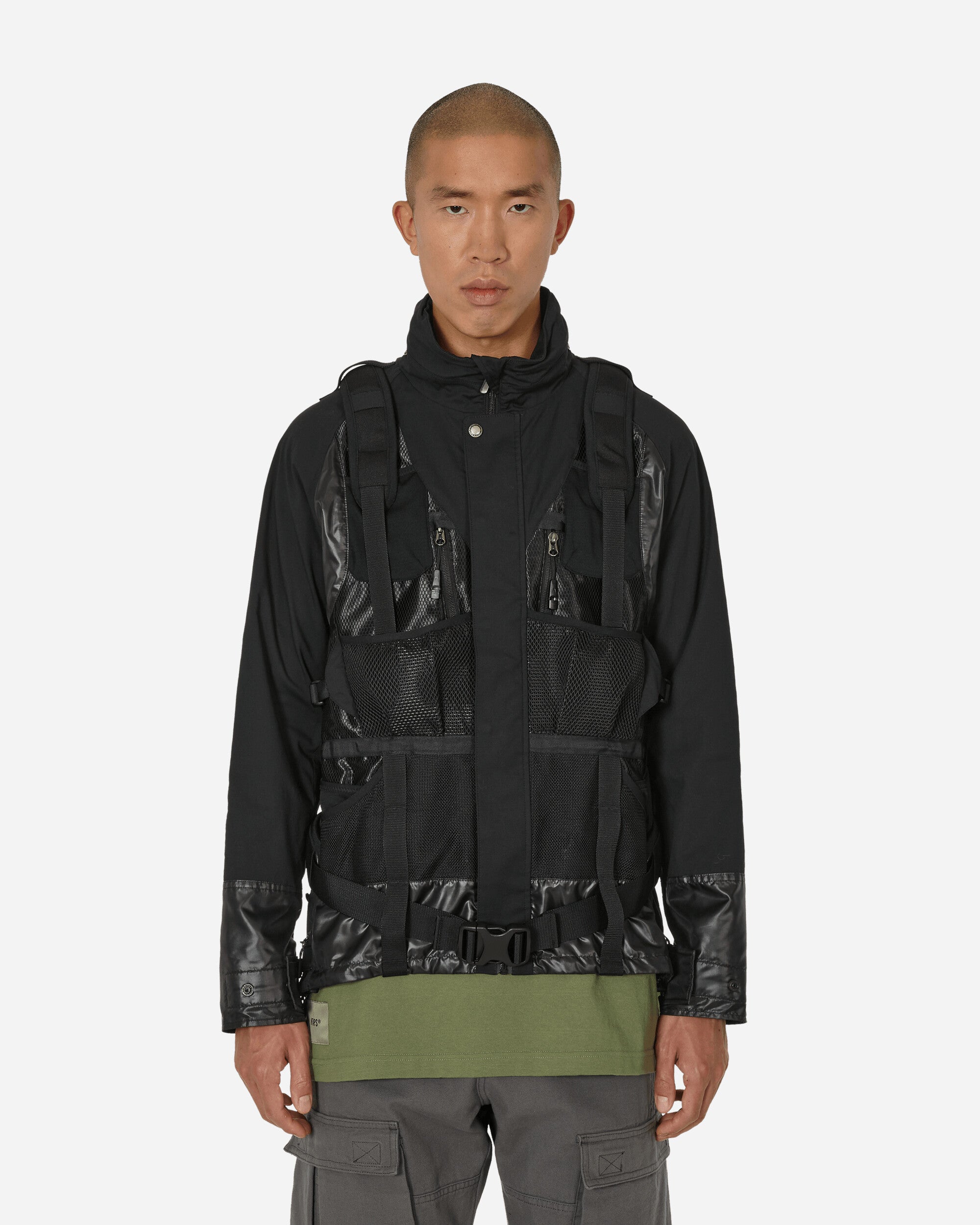 Utility Backpack Jacket Black