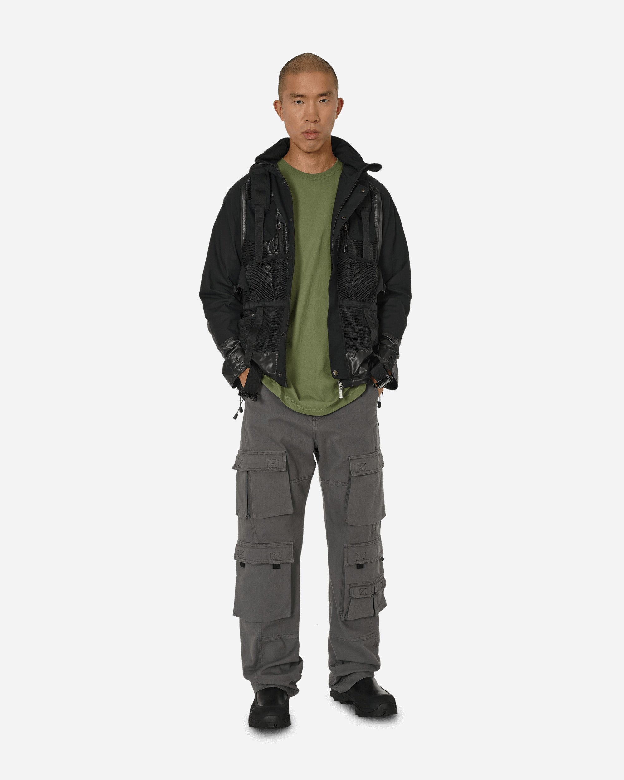 Utility Backpack Jacket Black
