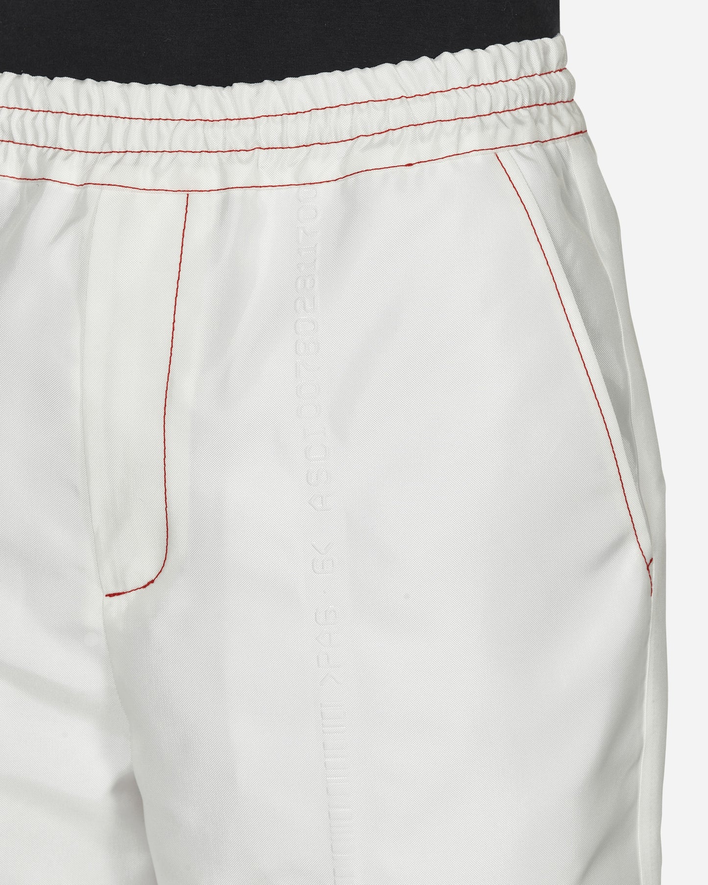 Kanghyuk Airbag String Trouser White/Red Stitch  Pants Trousers RMA22SST20 001