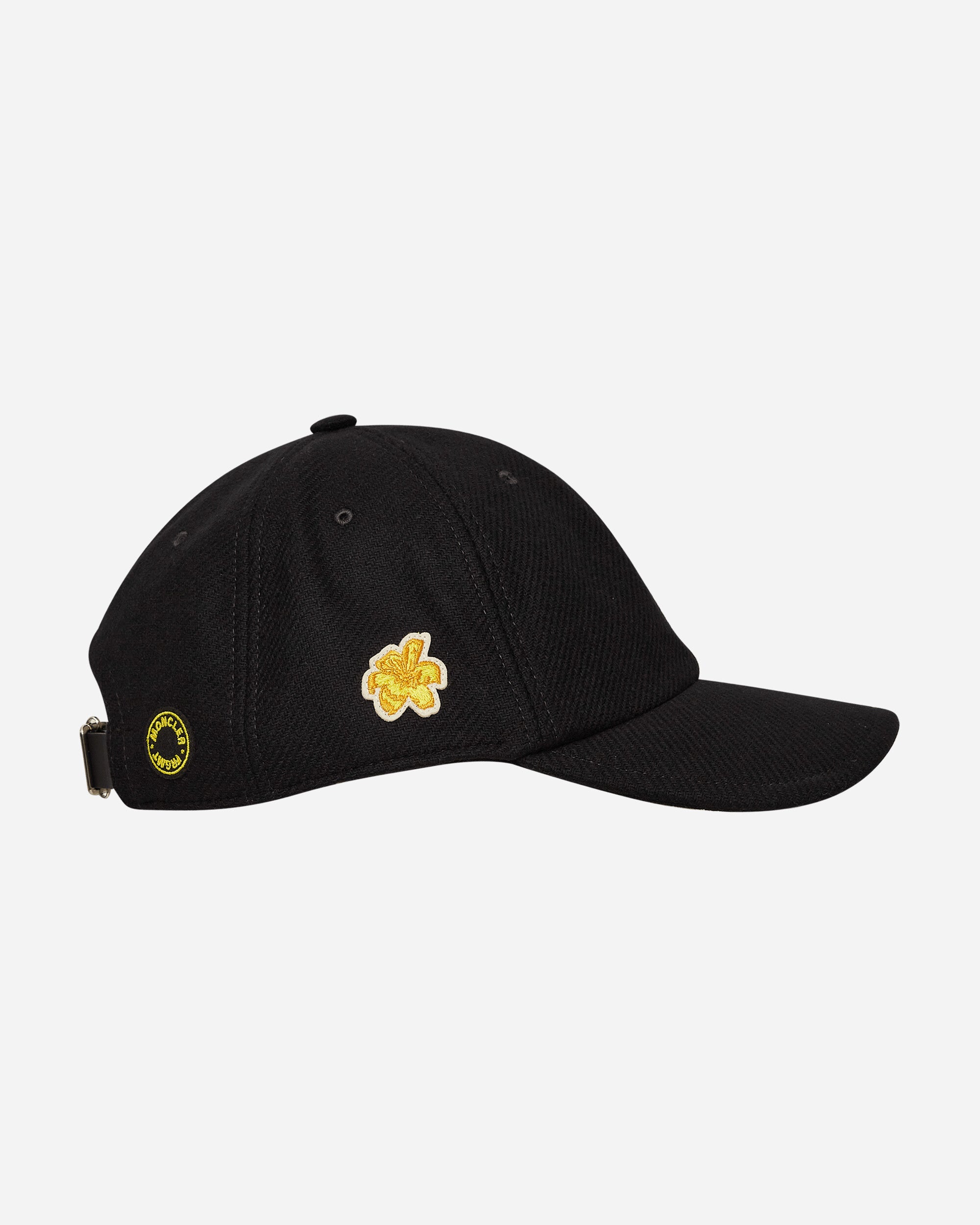 Moncler Genius Baseball Cap X Fragment Black Hats Caps 3B00005596UA 999