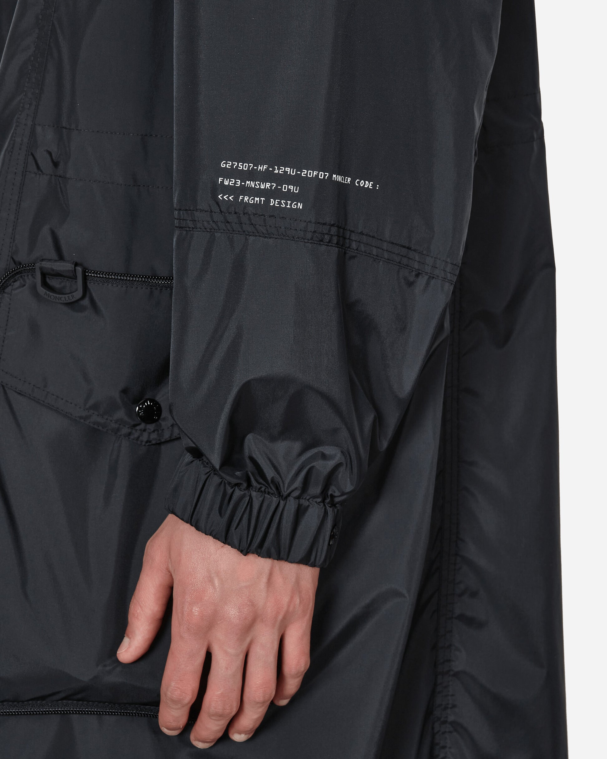 Moncler Genius Fennel Long Parka Jacket X Fragment Black Coats and Jackets Coats 1C00002M3076 999