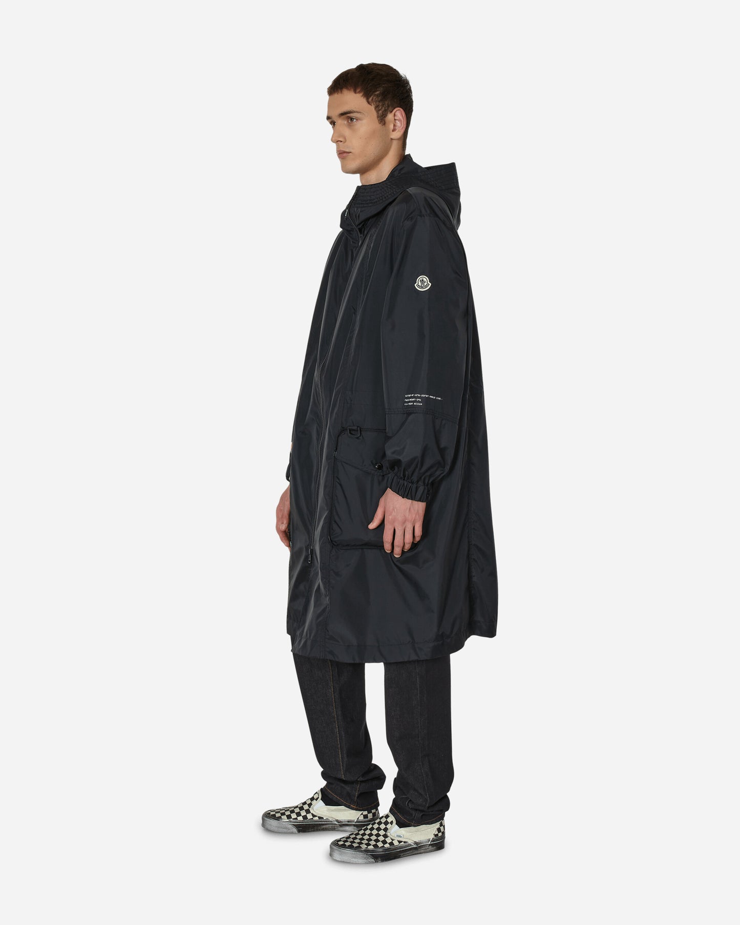 Moncler Genius Fennel Long Parka Jacket X Fragment Black Coats and Jackets Coats 1C00002M3076 999