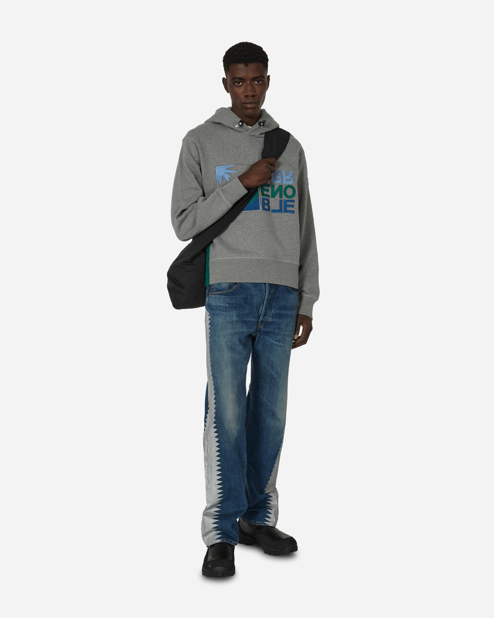 Logo Hooded Sweatshirt Grey