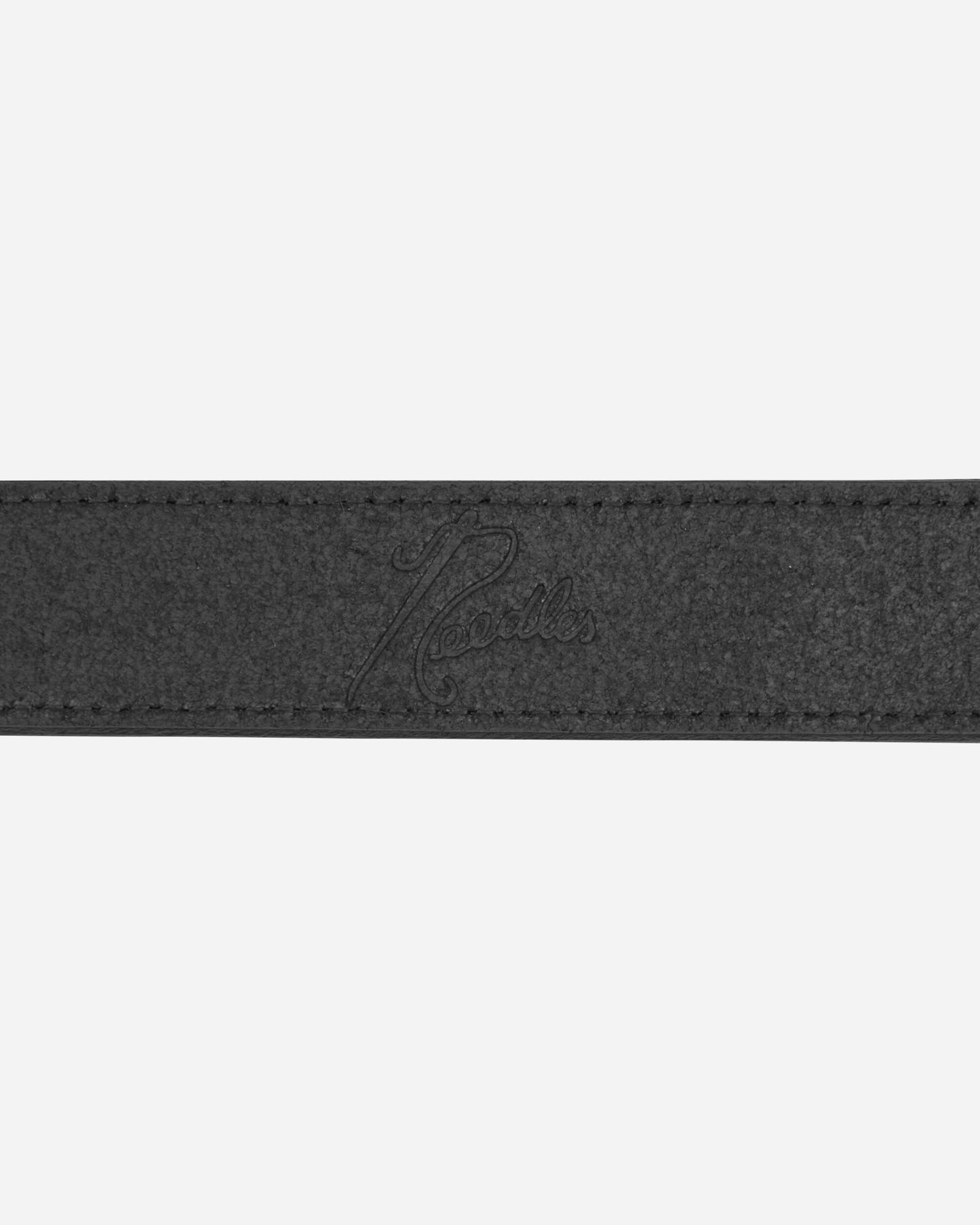Needles Papillon Square Buckle Belt - Suede Lthr. Black Belts Belt NS036 B