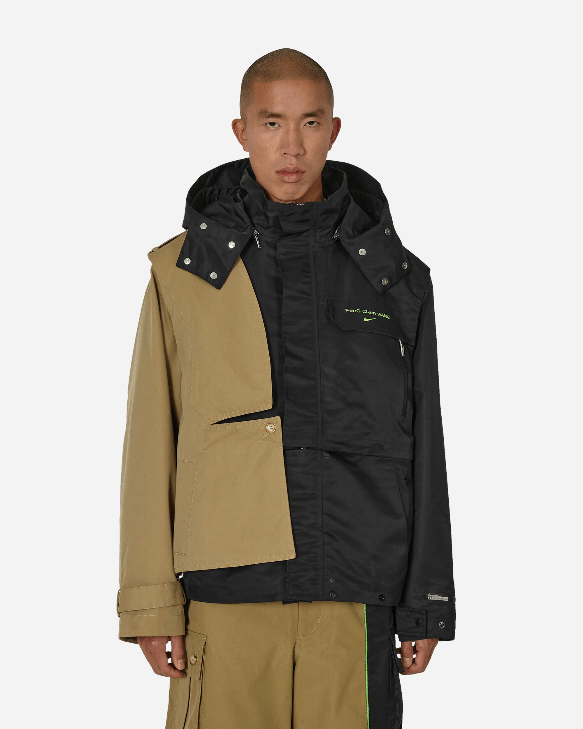 Feng Chen Wang Transform Jacket Black / Khaki