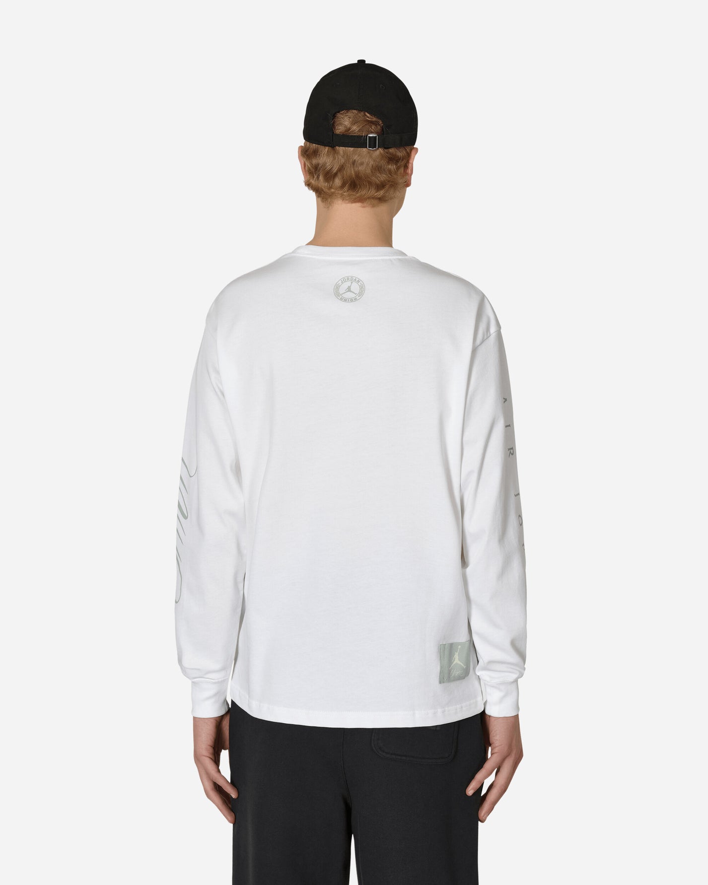 Nike Jordan Union Ls Tee White/Grey Haze T-Shirts Longsleeve DV7341-100