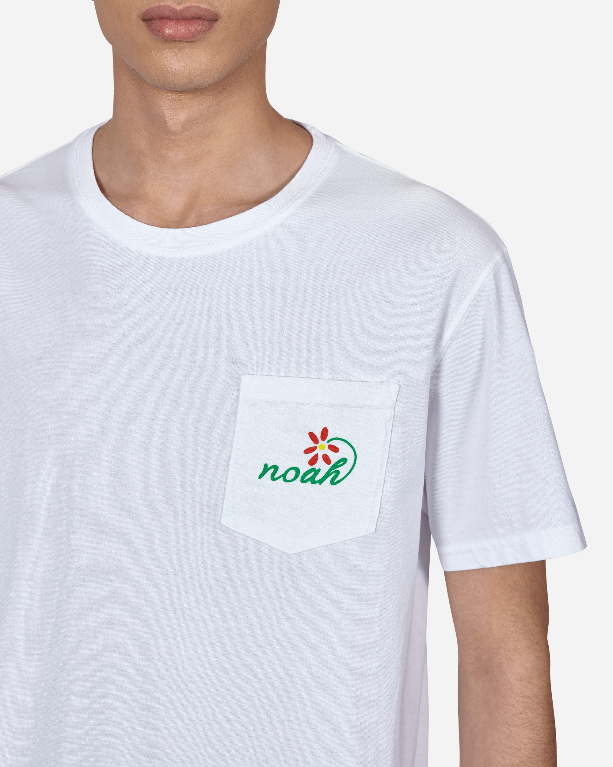 Noah Florist Pocket Tee White T-Shirts Shortsleeve PT007SS22 WHT