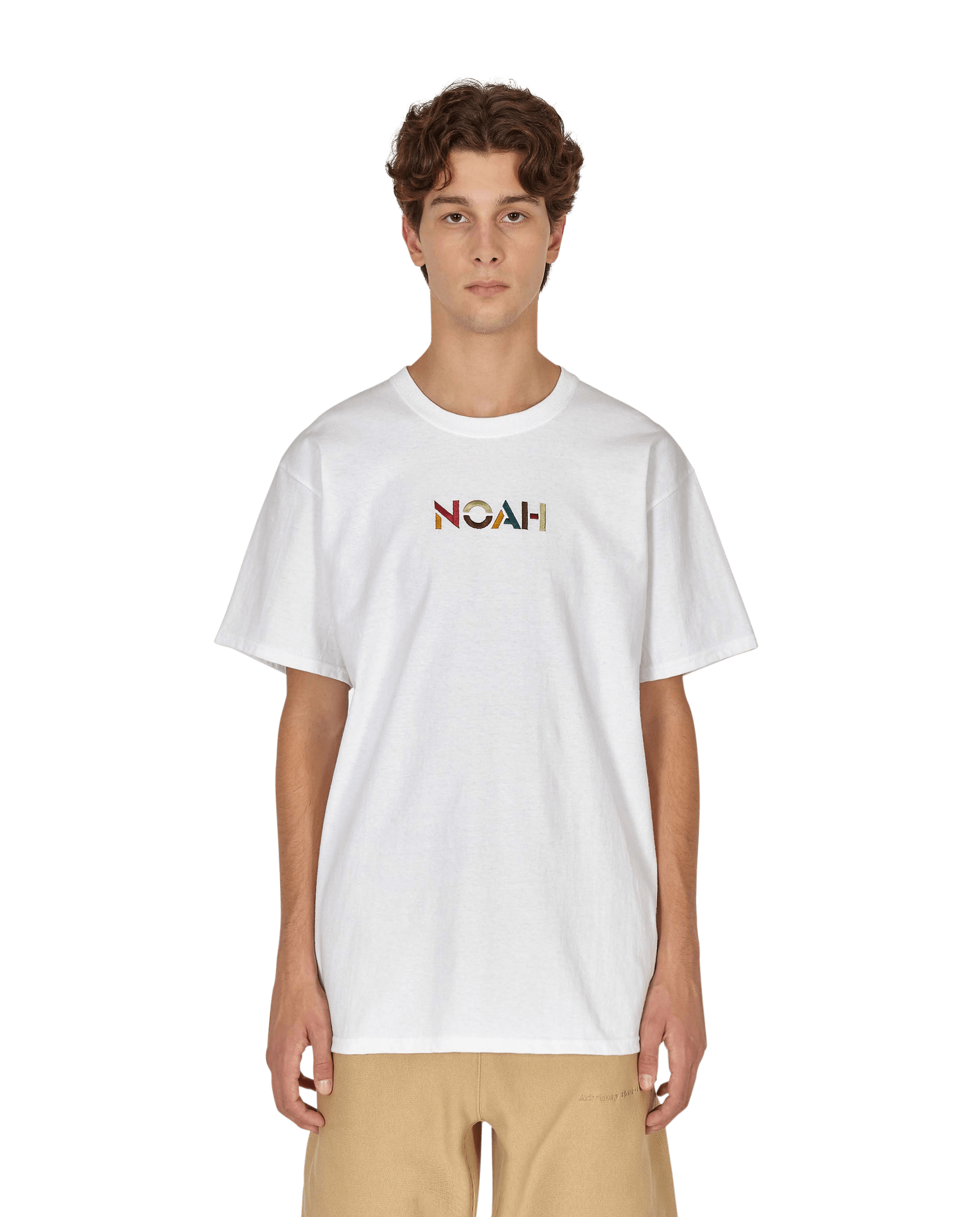 Noah Sign Tee White T-Shirts Shortsleeve T010FW21 WHT
