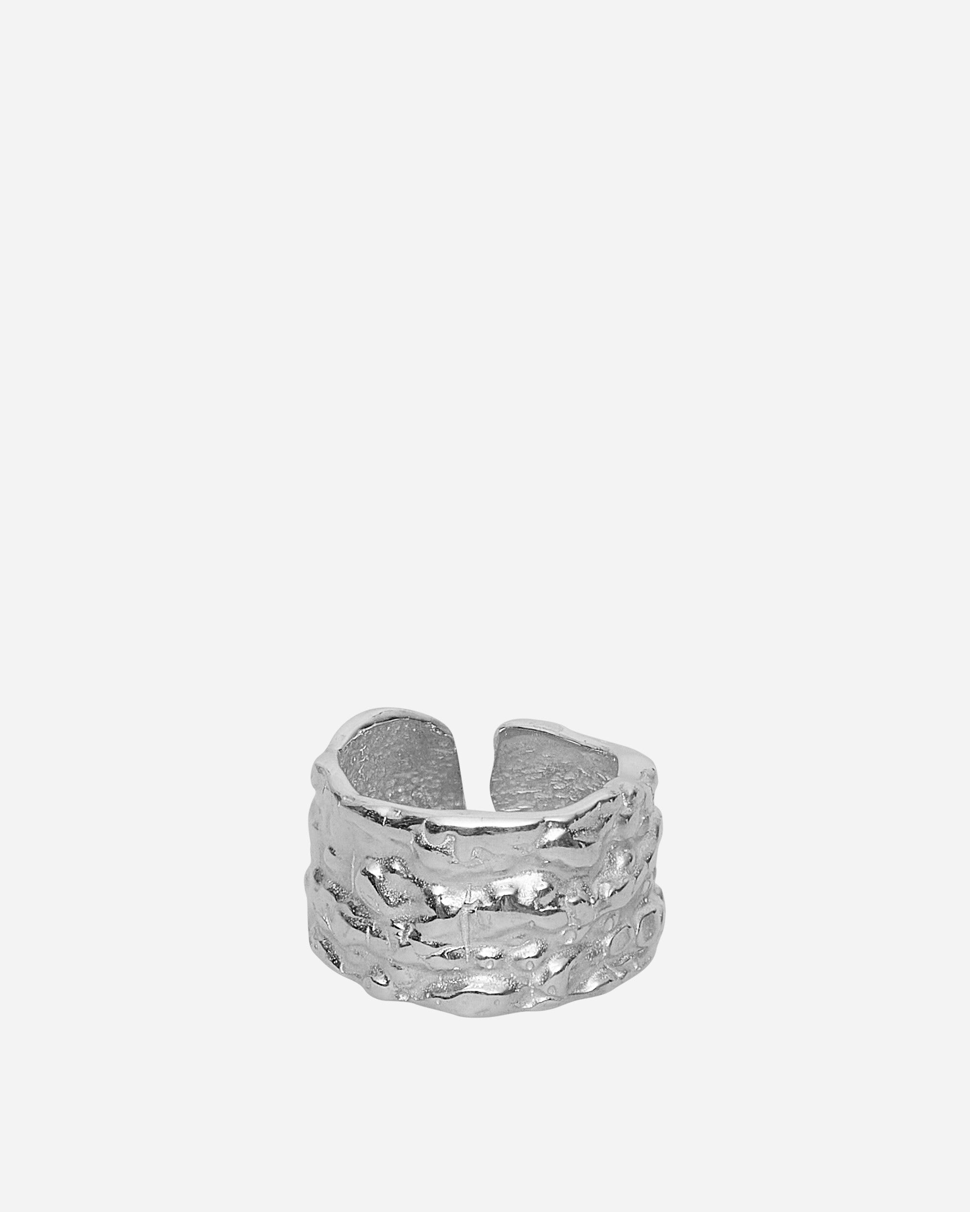 Avocado / Lava Ring Silver