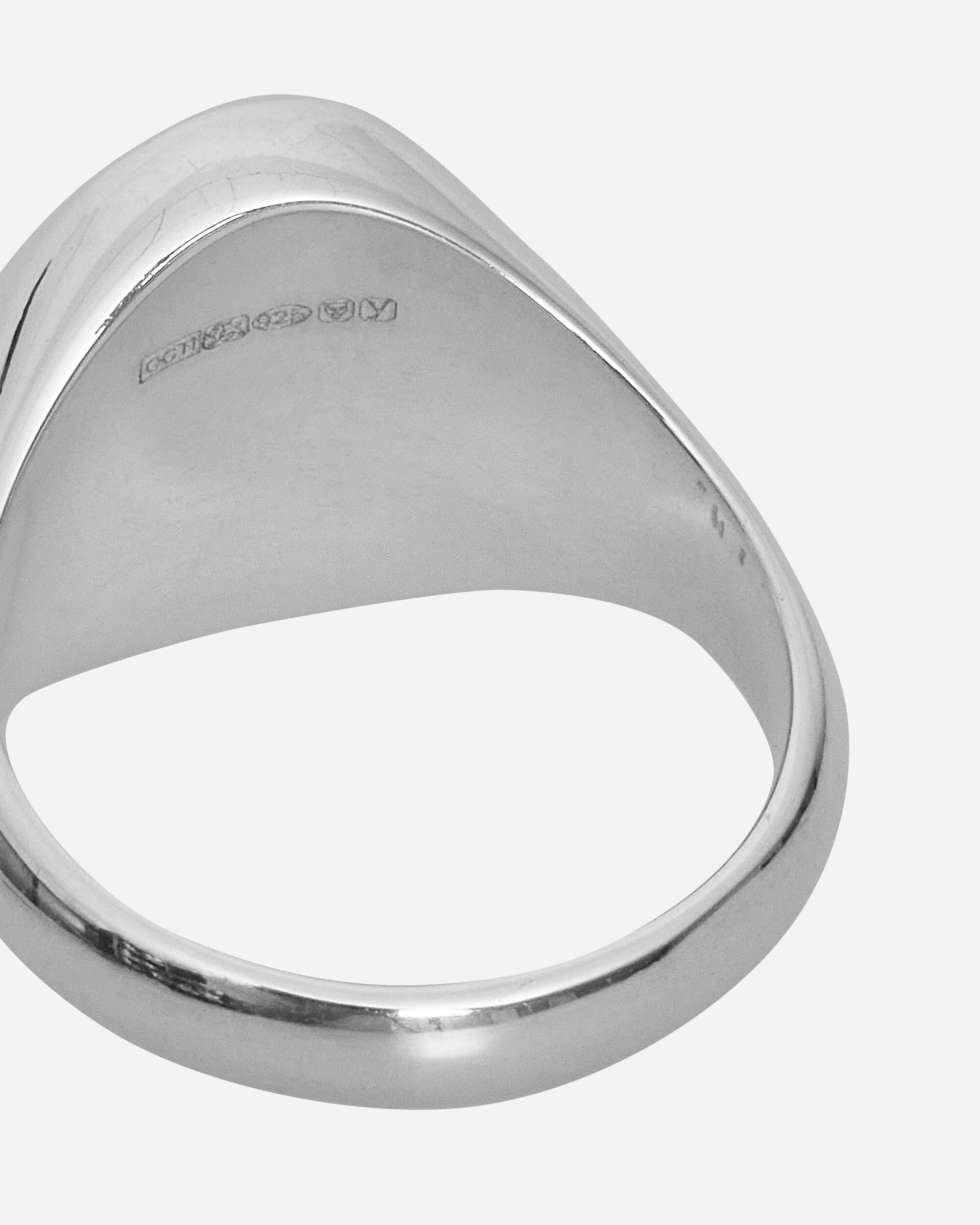 Octi Cracked Melon Signet Silver Jewellery Rings CMS 001