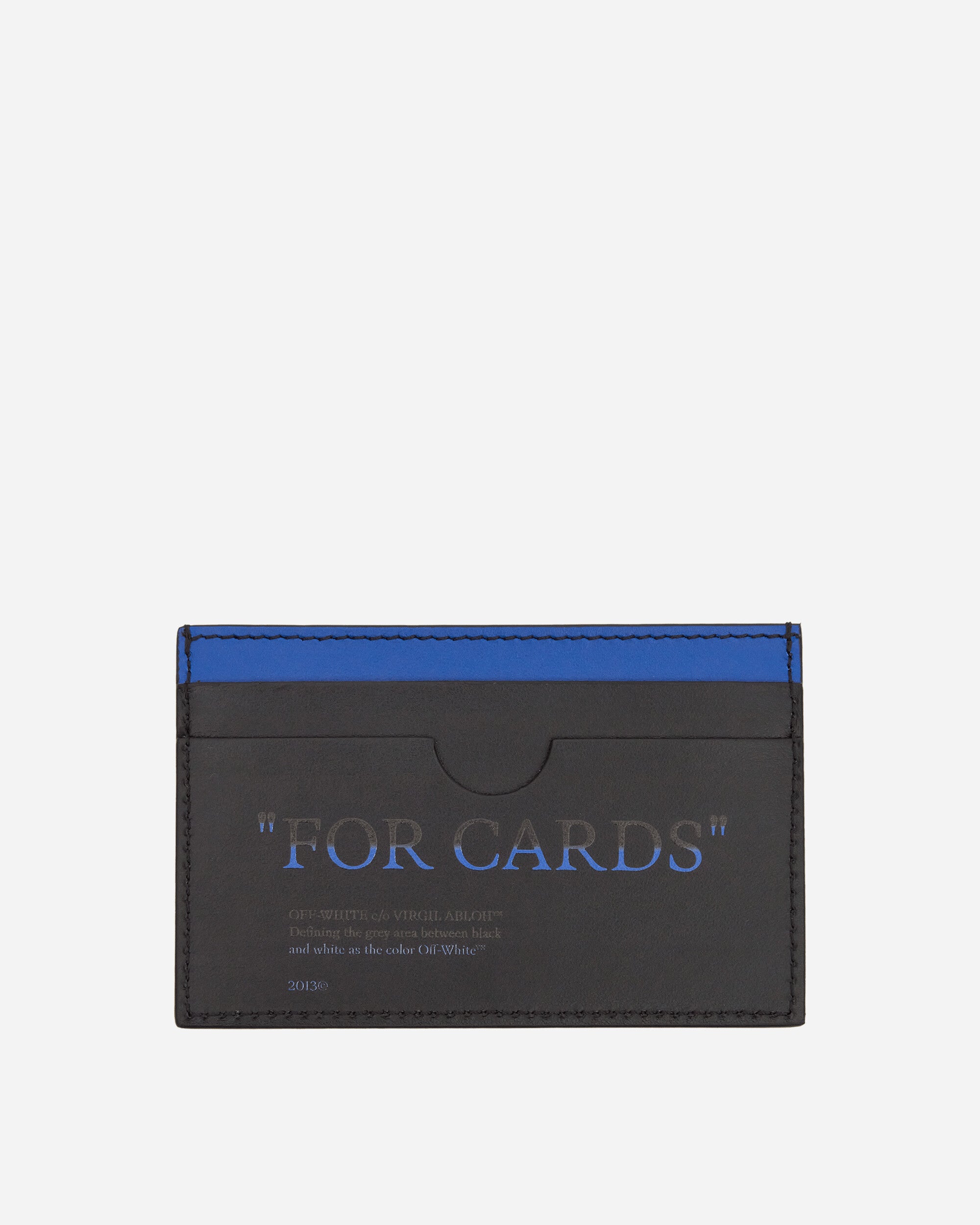 Quote Bookish Card Case Black / Blue