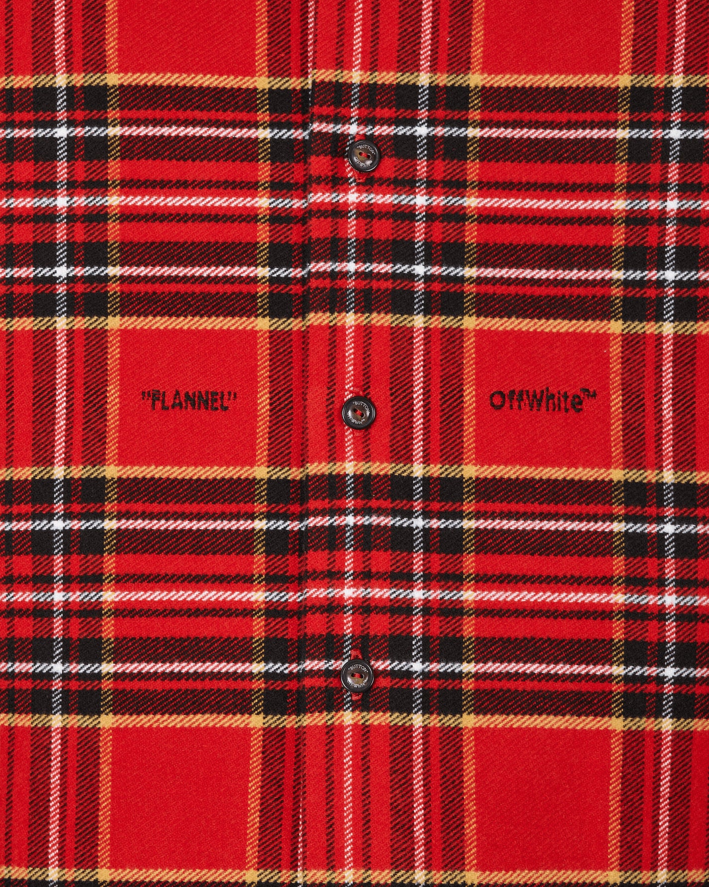 Off-White Flannel Skate Shirt Red/Black Shirts Longsleeve Shirt OMGA227S23FAB001 2510