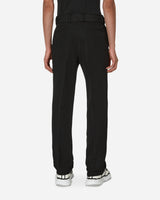 Off-White Buckle Dry Wool Slim Pant Black Pants Trousers OMCA214F22FAB002 1000