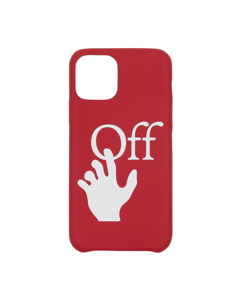 Off-White Hand Off Iphone 11 Pro Cover Red/White Homeware Design Items OMPA018R21PLA001 2501