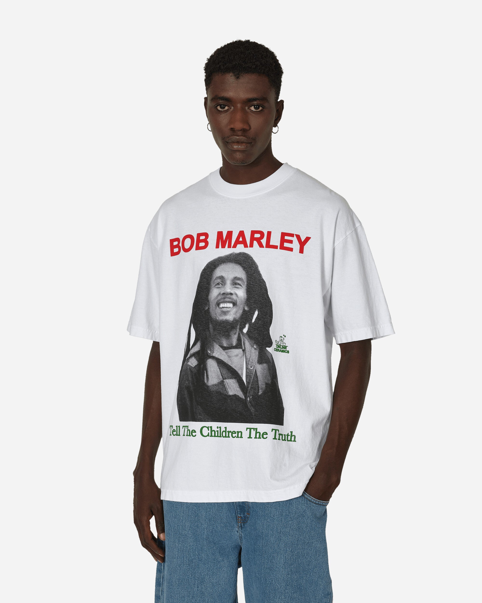 Bob Marley Tell The Children T-Shirt White