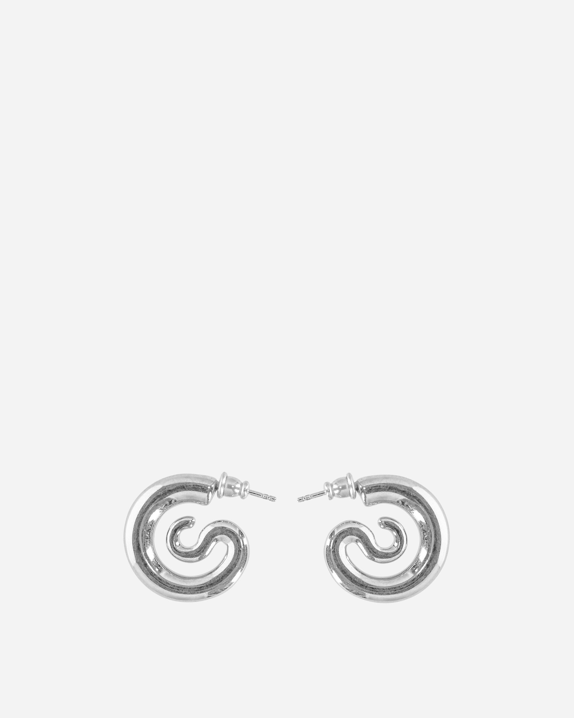 Small Serpent Hoops Silver