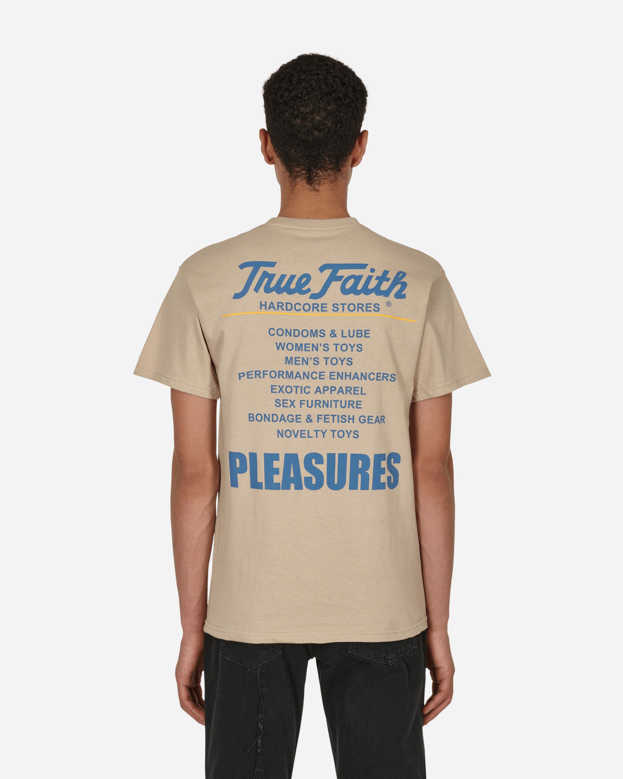 Pleasures Faith T-Shirt Sand T-Shirts Shortsleeve P22F058 SAND