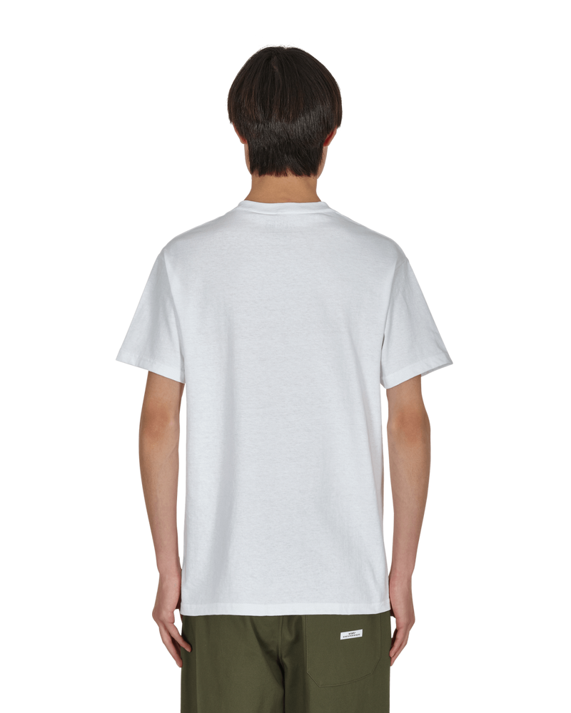 Pleasures Two Face T-Shirt White T-Shirts Shortsleeve P21W046 WHITE