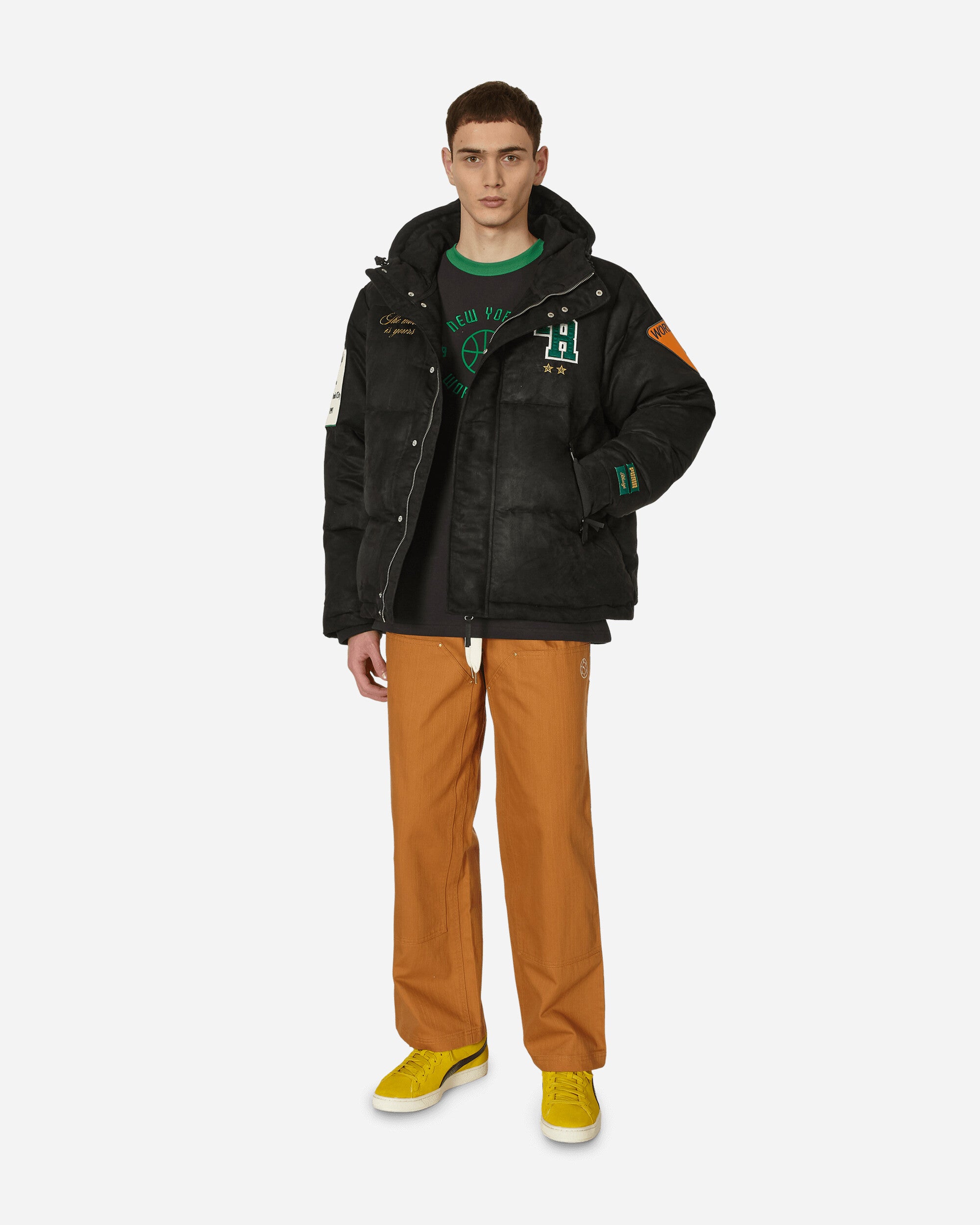 Puma Rhuigi Faux Puma Black Coats and Jackets Jackets 539693-01