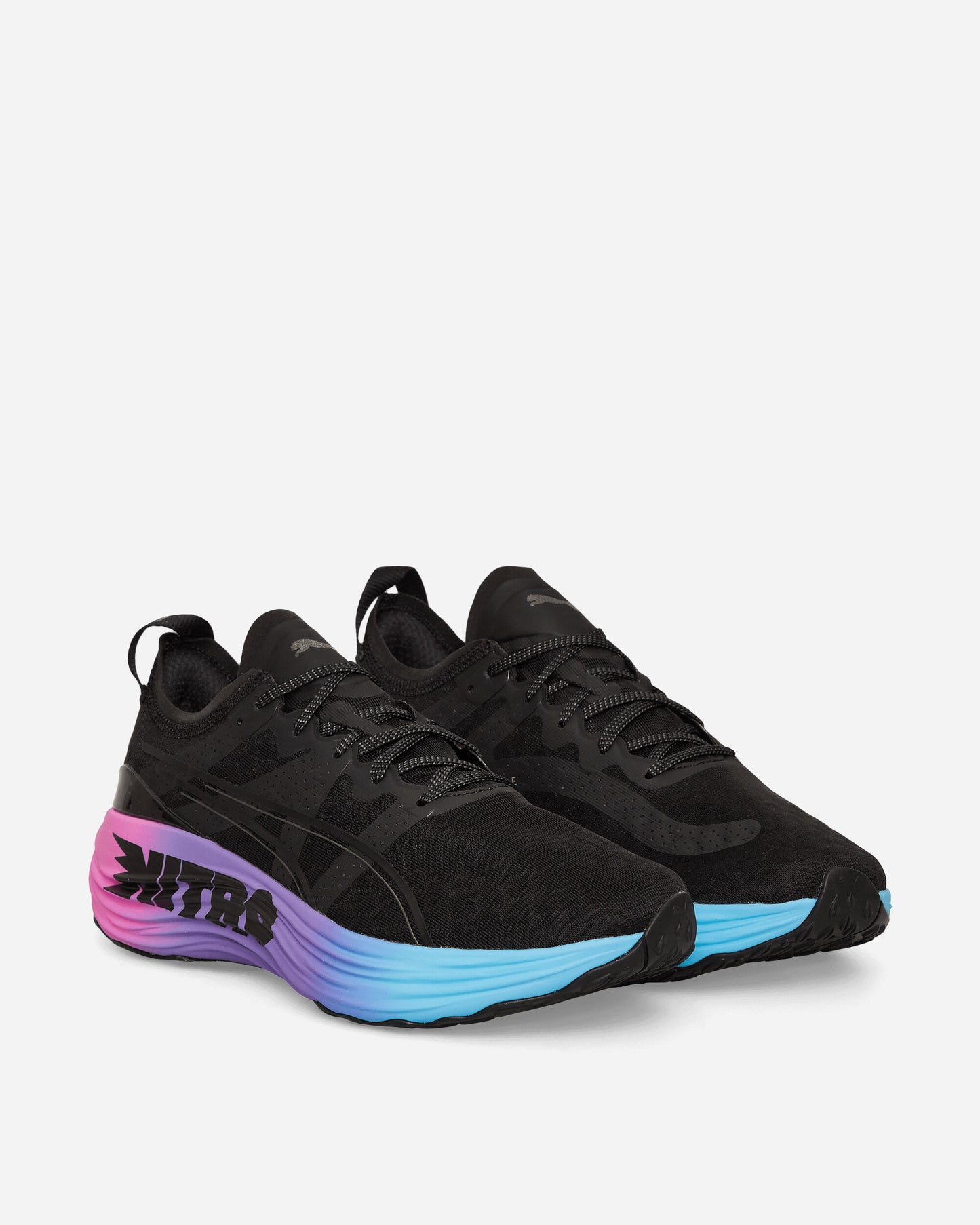 Puma Foreverrun Nitro Sunset Black/Luminous Blue Sneakers Low 380007-01