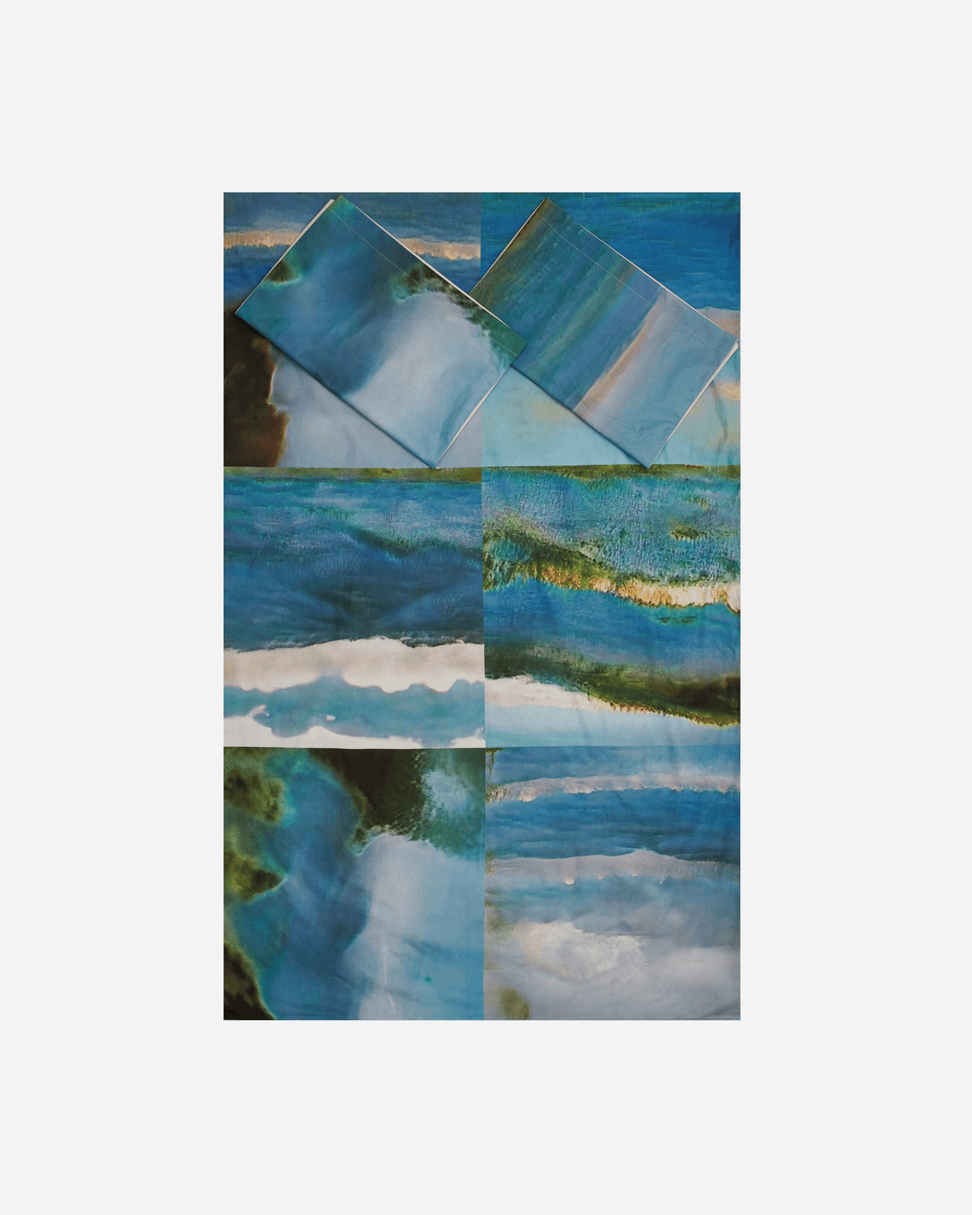 Serapis Terra Grid Badsheets Queen Size Print Homeware Design Items HW2BED2 001