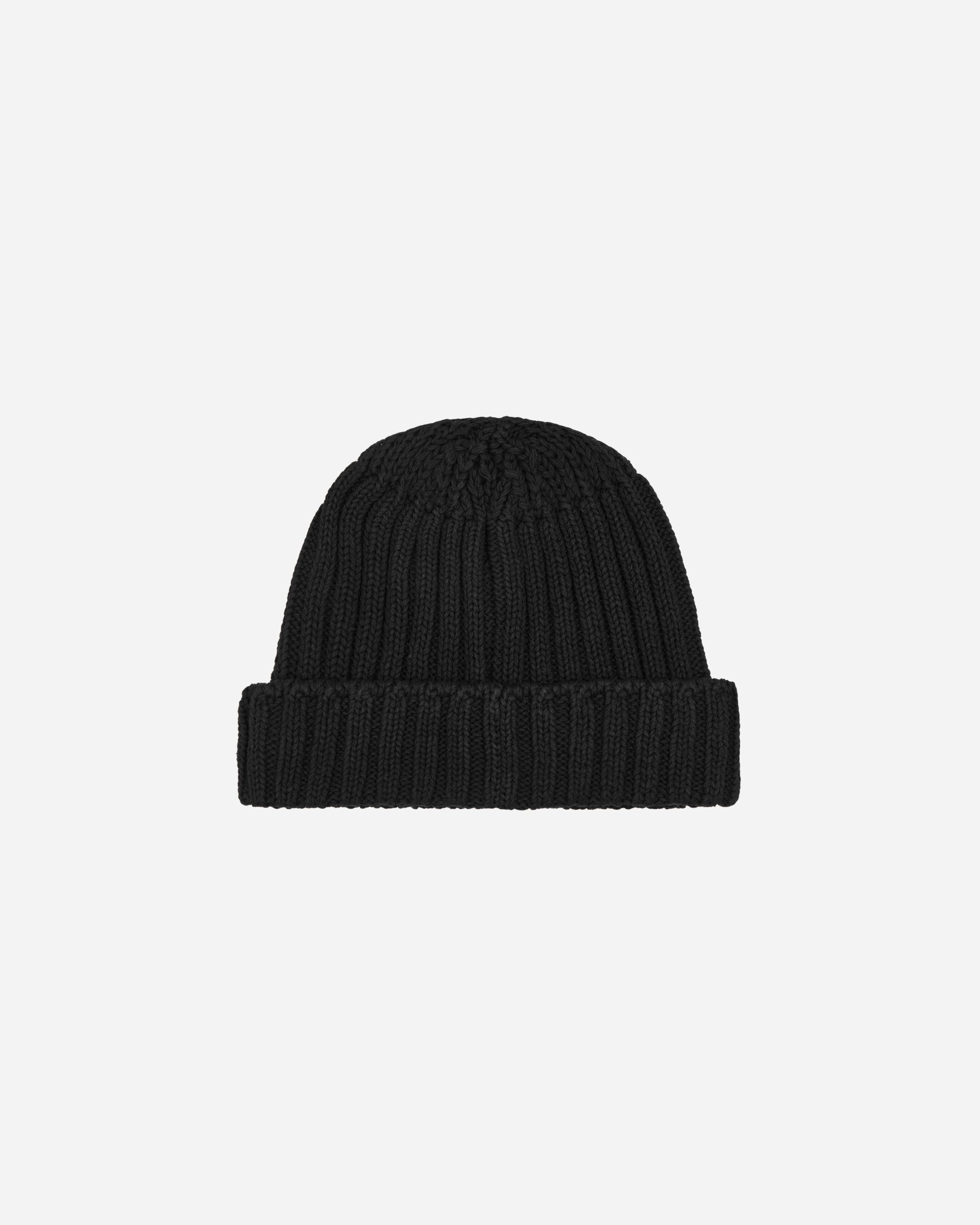 Sky High Farm Recycled Cotton Intarsia Beanie Black Hats Beanies SHF02K001 1